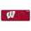 University of Wisconsin Badgers Solid Wireless USB Keyboard