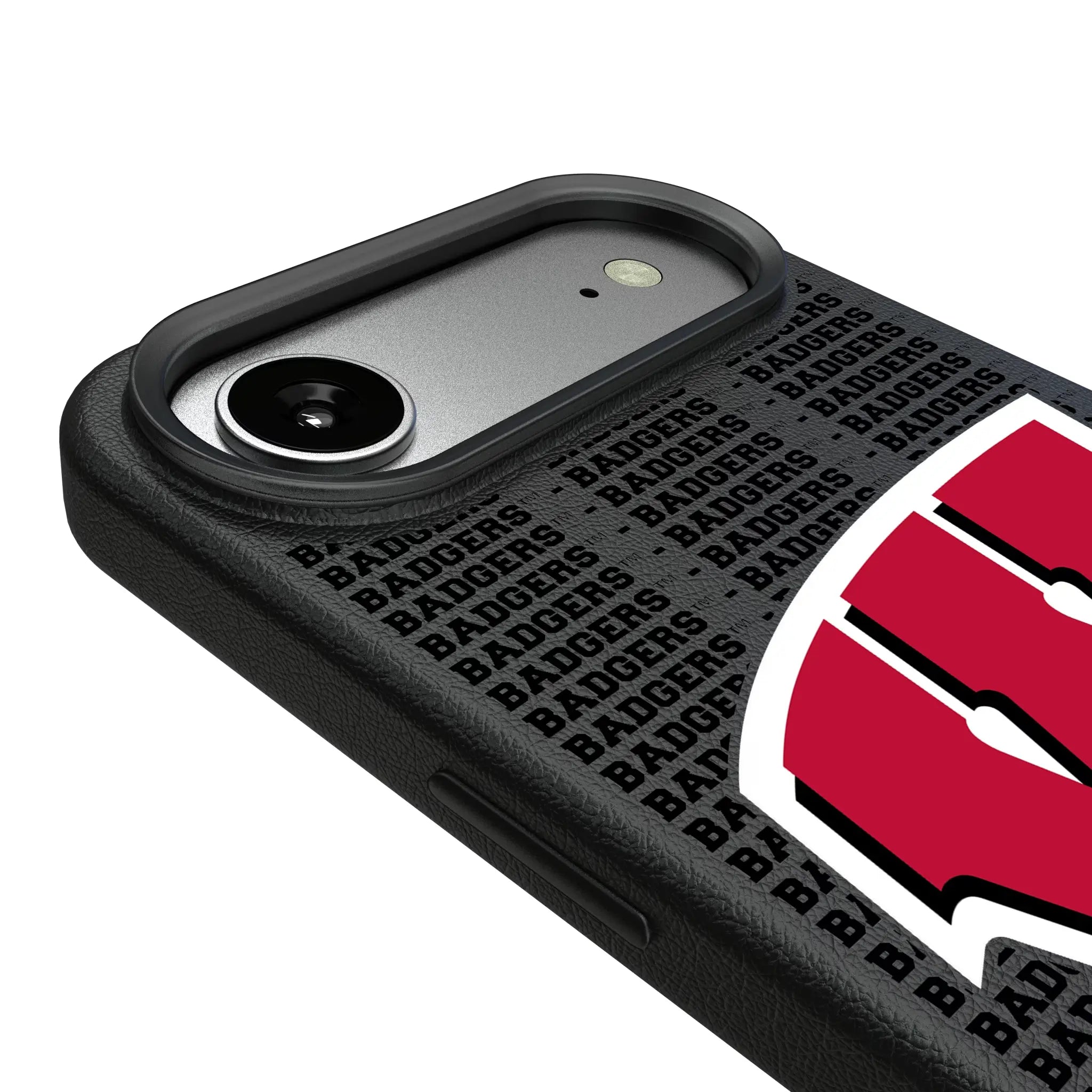 University of Wisconsin Badgers Text Backdrop MagSafe Compatible Phone Case for Apple iPhone