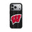 University of Wisconsin Badgers Text Backdrop MagSafe Compatible Phone Case for Apple iPhone