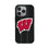 University of Wisconsin Badgers Text Backdrop MagSafe Compatible Phone Case for Apple iPhone