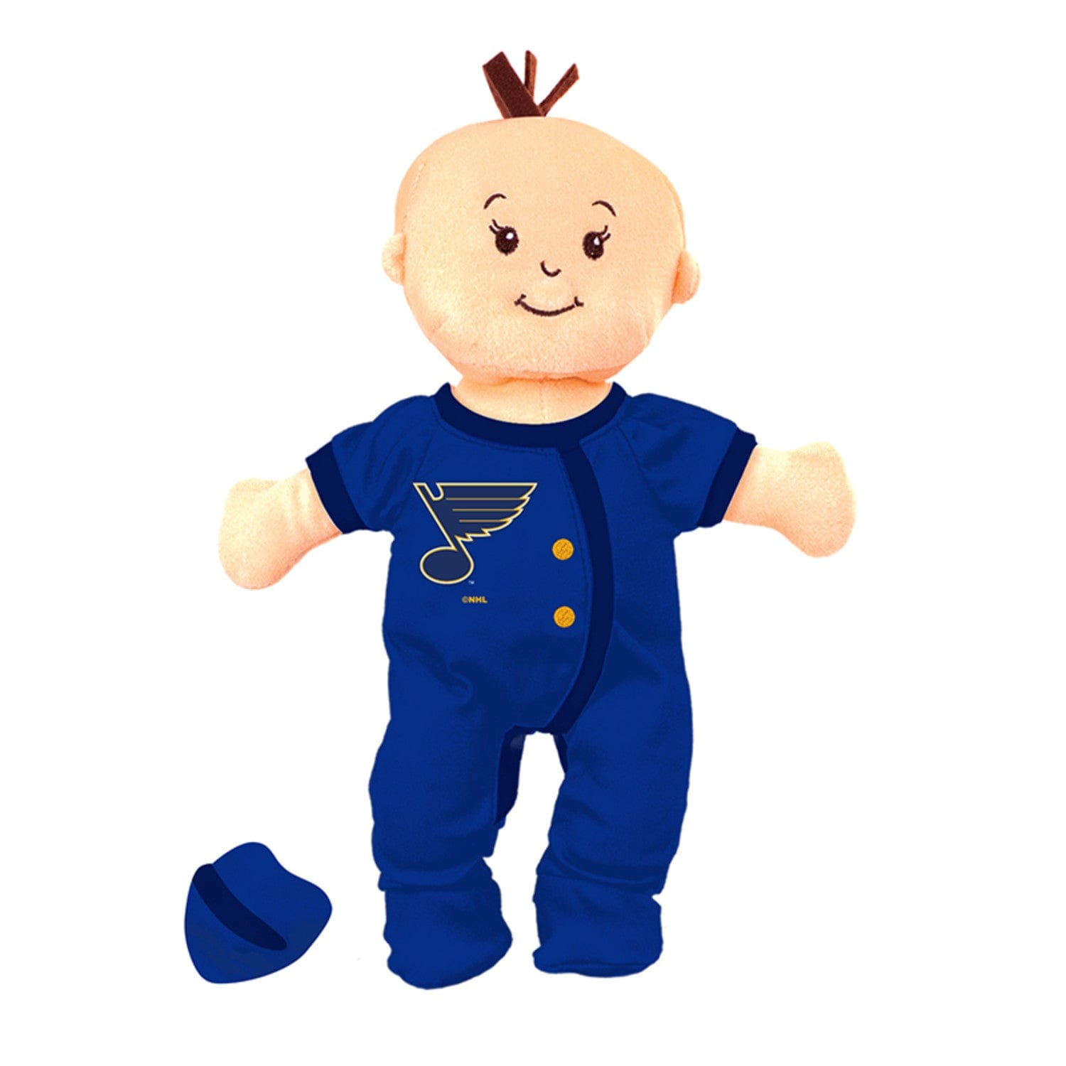 St. Louis Blues Baby Fan Doll - Adorable Plush for Young Hockey Fans - Sports Gifts, Sports Memorabilia, Sports Collectibles, Fan Shop