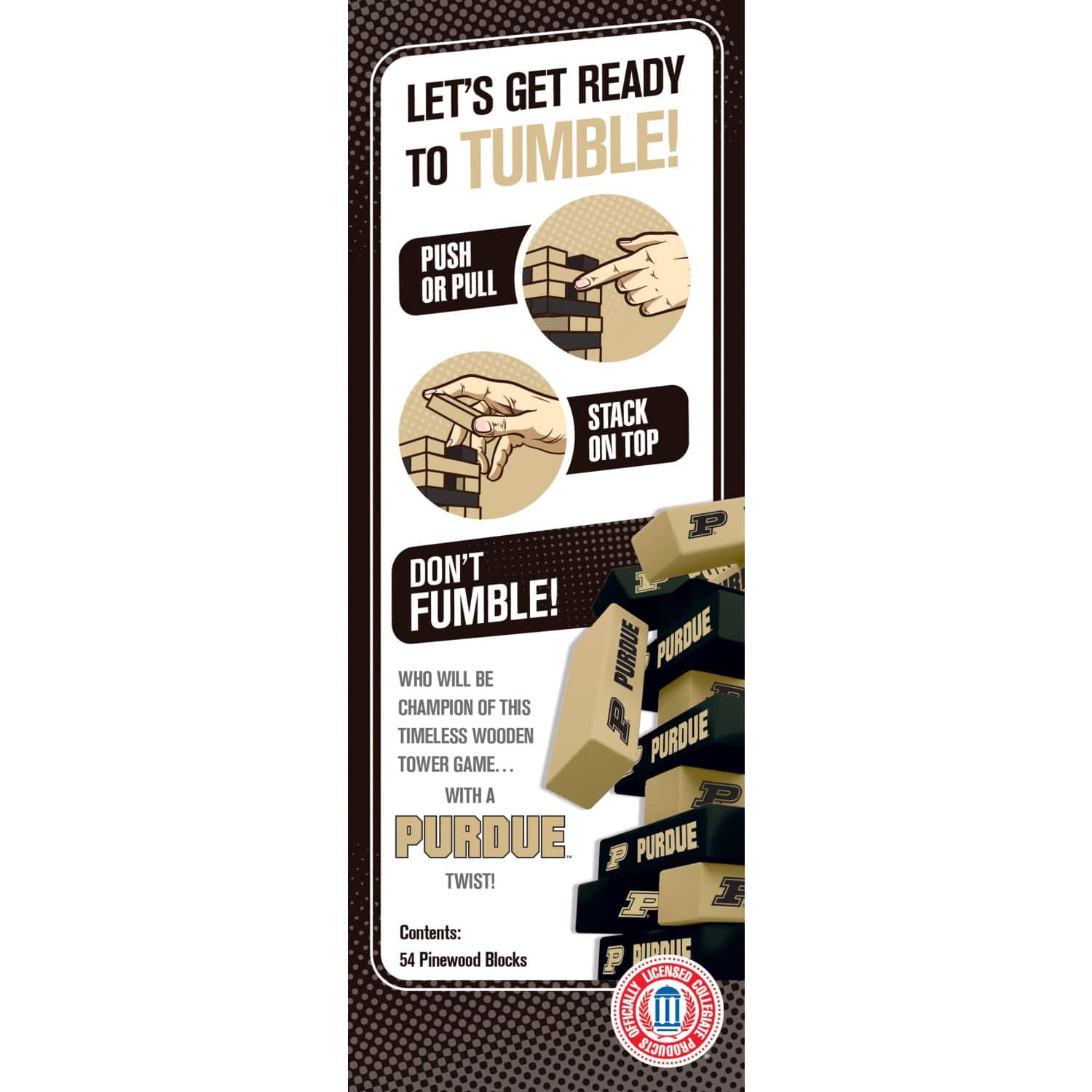 Purdue Boilermakers Tumble Tower