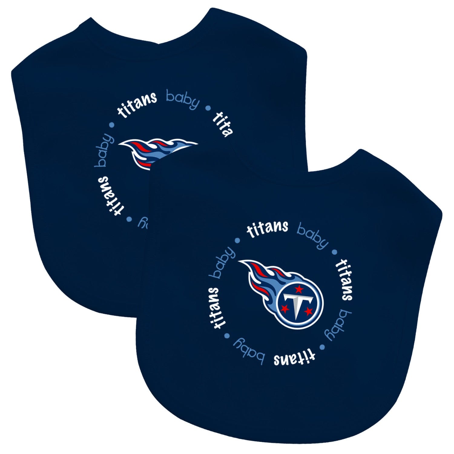 Tennessee Titans Baby Bibs 2-Pack - Perfect for Little Fans! - Sports Gifts, Sports Memorabilia, Sports Collectibles, Fan Shop