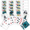 San Jose Sharks Official Playing Cards - 54 Card Deck - Sports Gifts, Sports Memorabilia, Sports Collectibles, Fan Shop