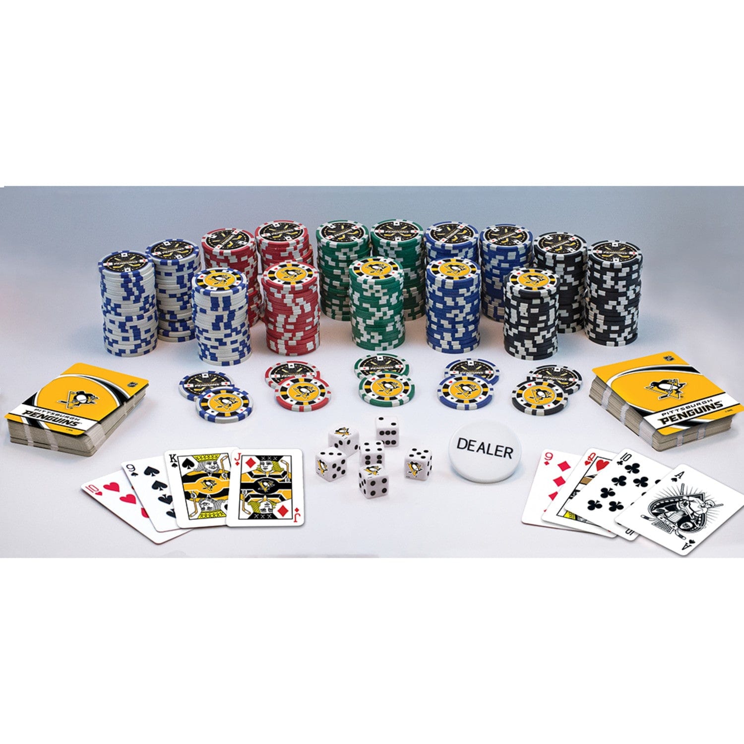 Pittsburgh Penguins 300 Piece Poker Set - Ultimate Fan Experience