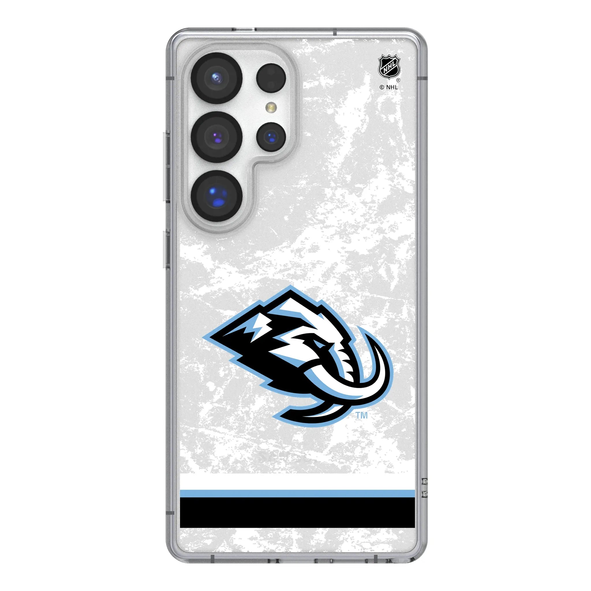 Utah Mammoth Ice Stripe Clear Phone Case for Samsung Galaxy