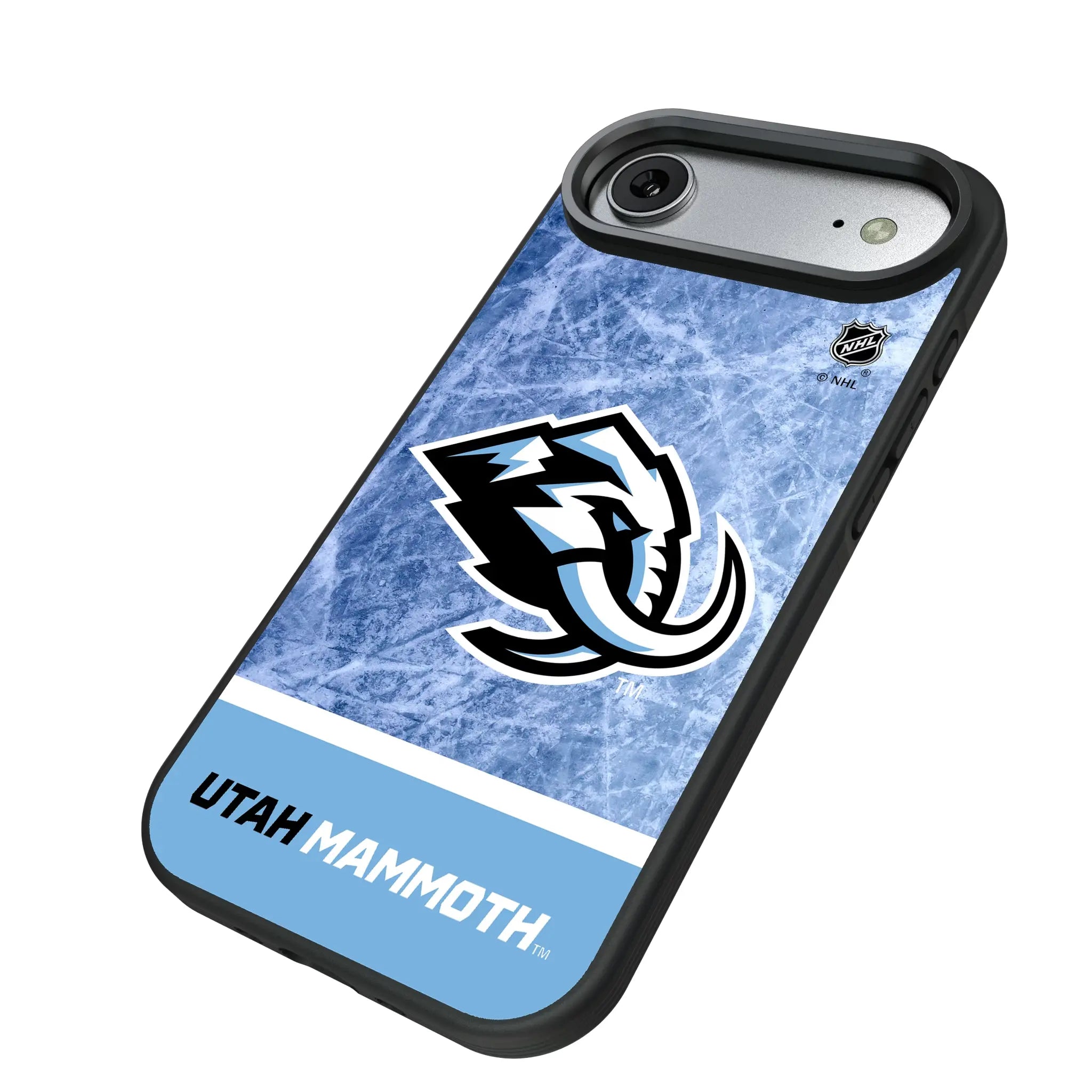 Utah Mammoth Ice Wordmark Bump Phone Case for Apple iPhone