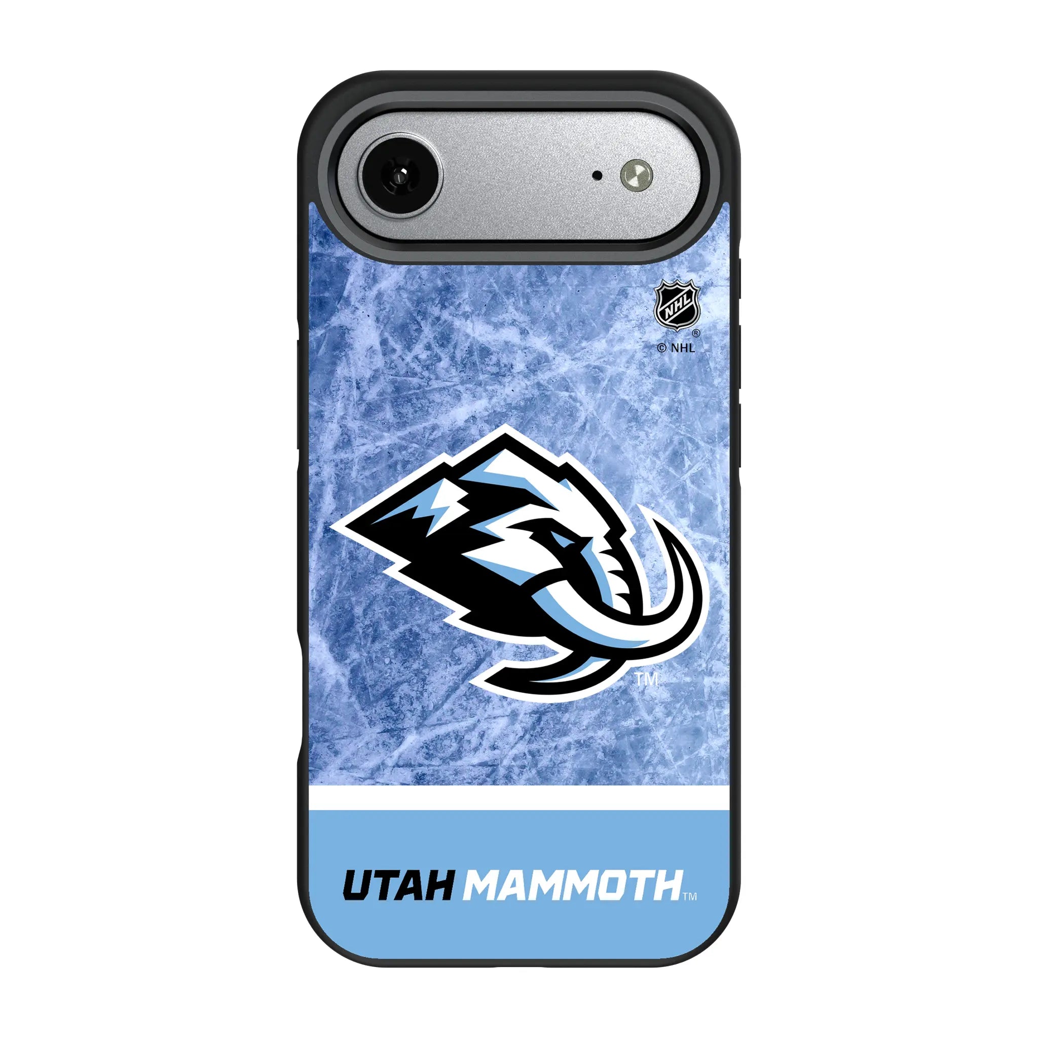 Utah Mammoth Ice Wordmark Bump Phone Case for Apple iPhone