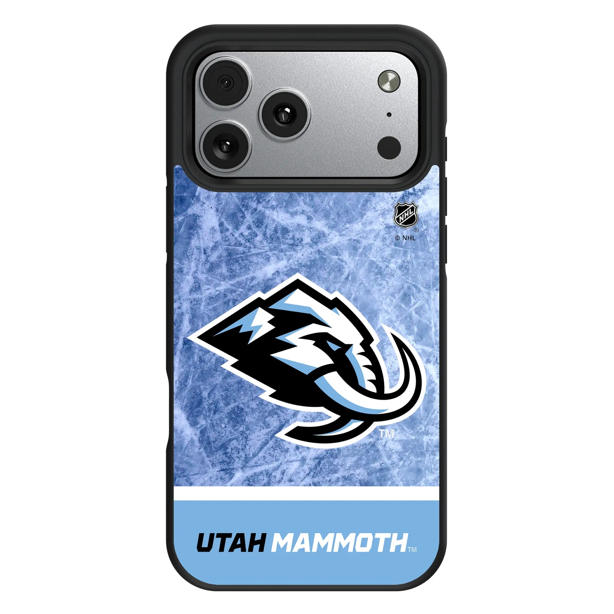 Utah Mammoth Ice Wordmark Bump Phone Case for Apple iPhone