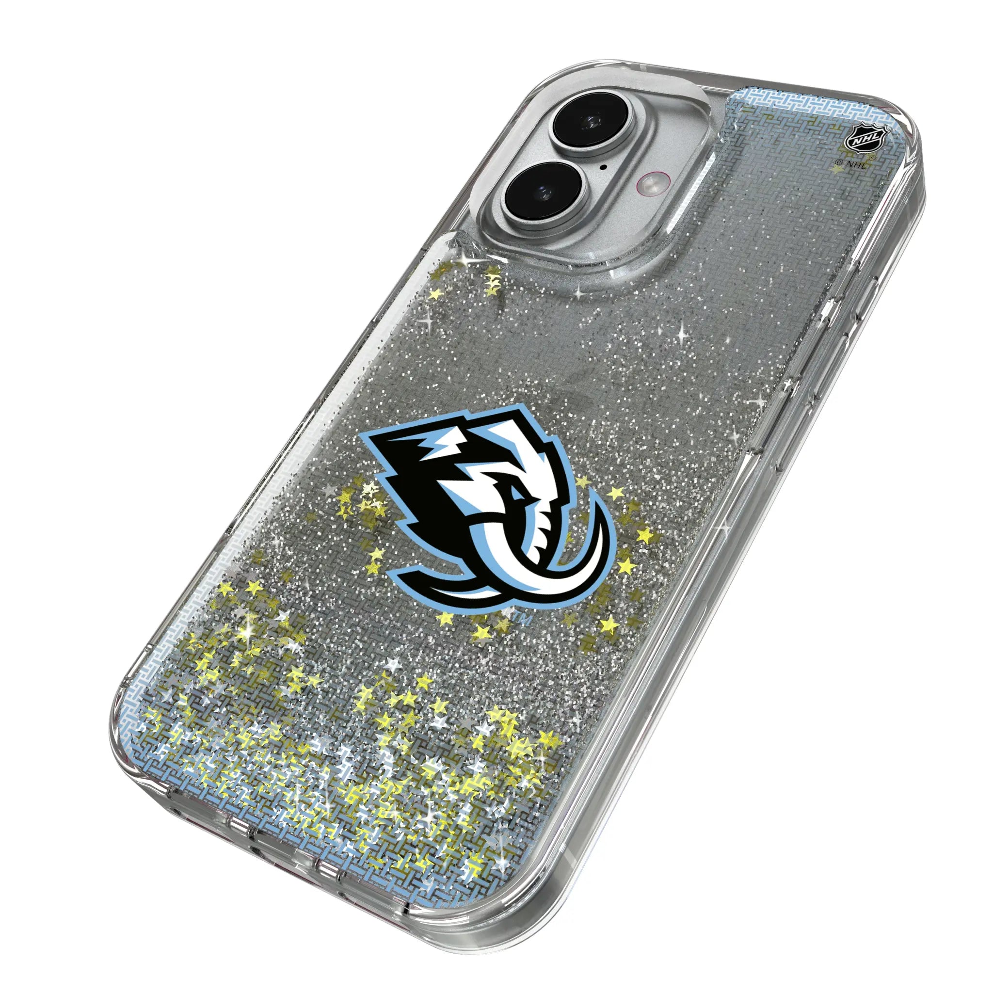 Utah Mammoth Linen Glitter Phone Case for Apple iPhone
