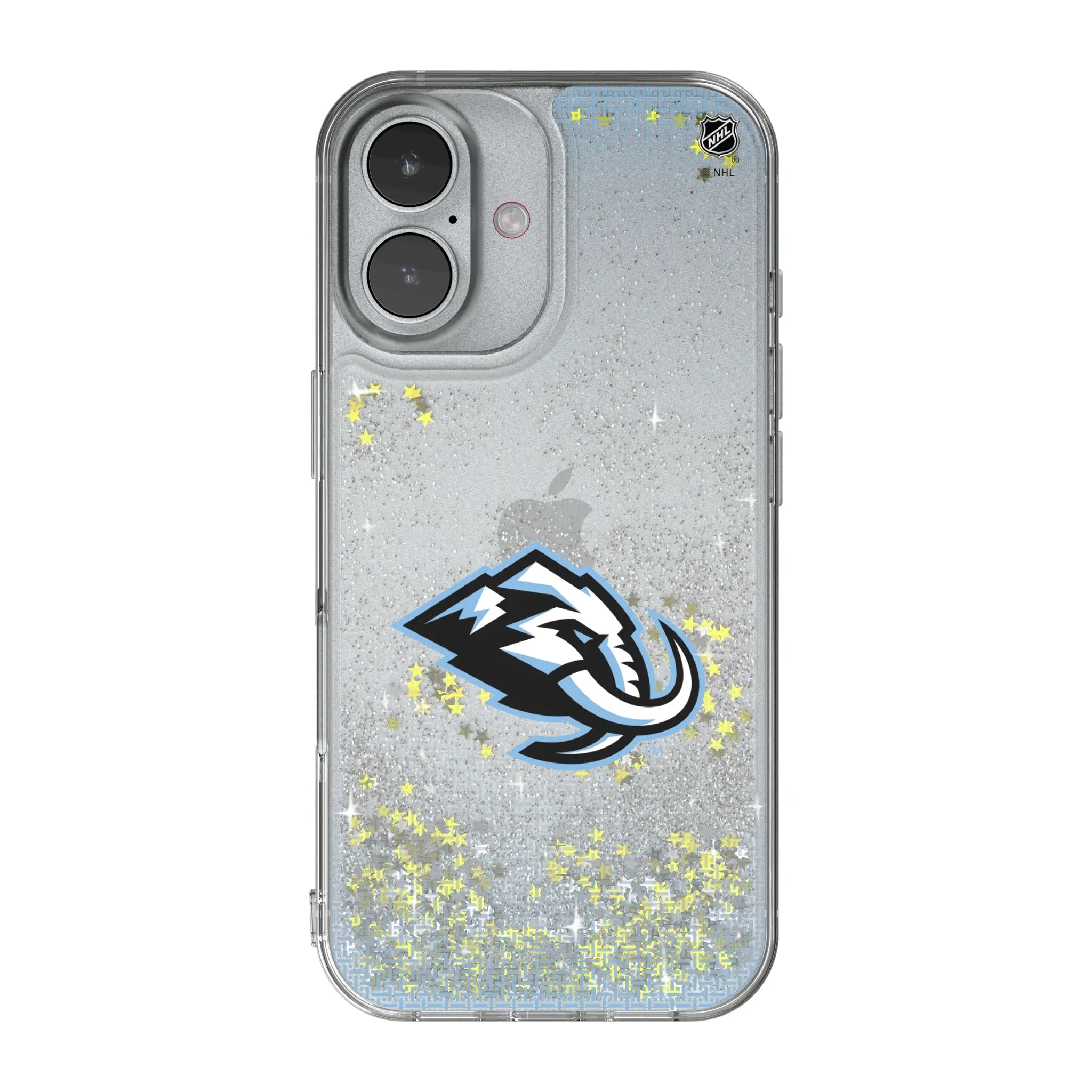 Utah Mammoth Linen Glitter Phone Case for Apple iPhone