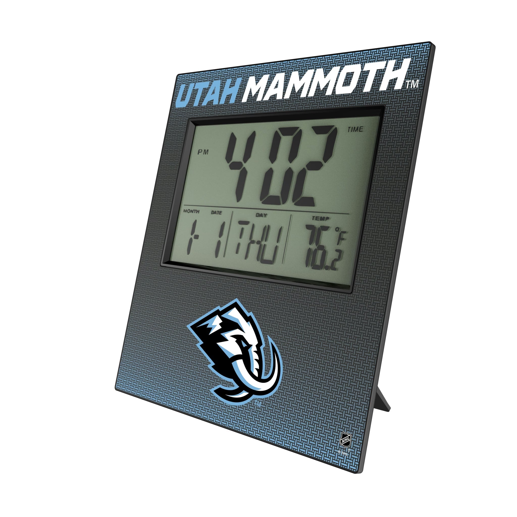 Utah Mammoth Linen Wall Clock - Sports Gifts, Sports Memorabilia, Sports Collectibles, Fan Shop