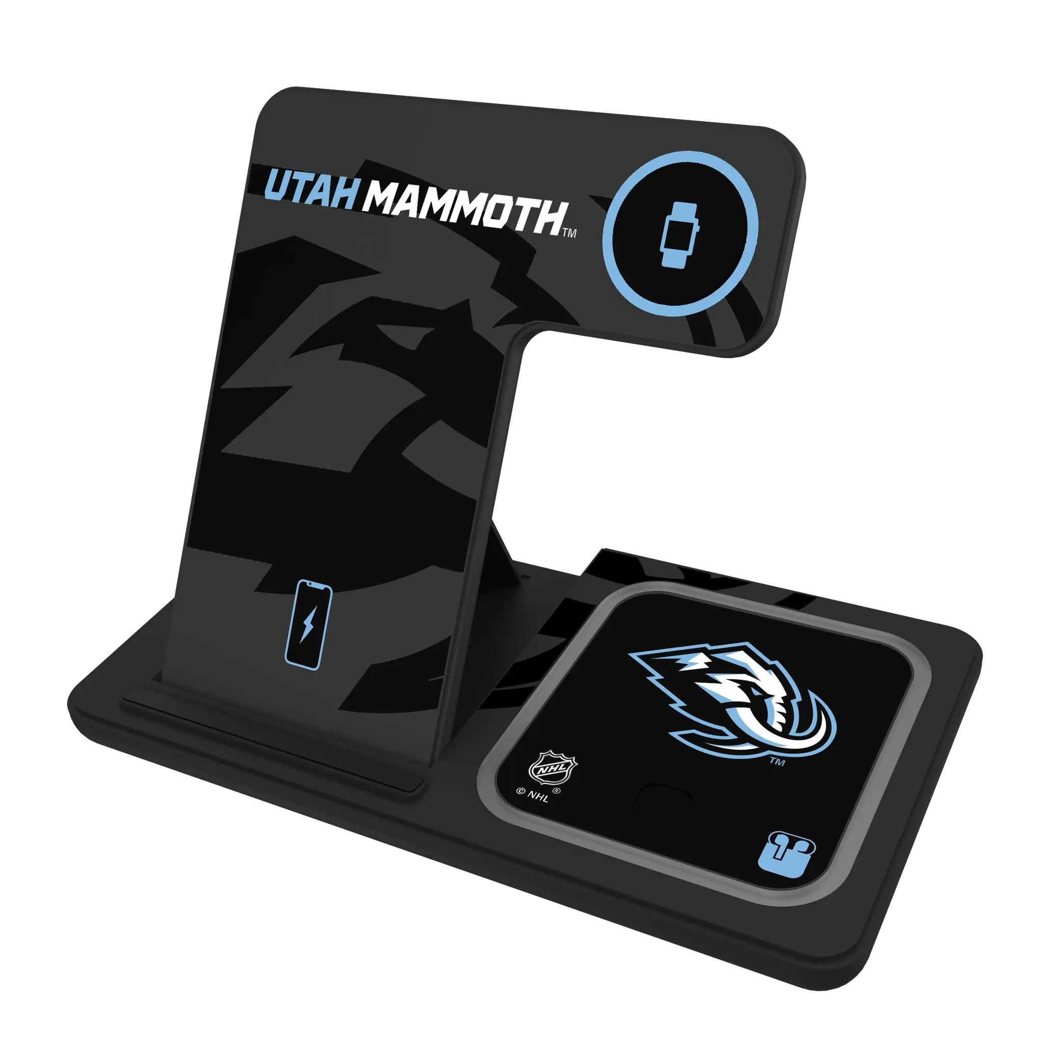 Utah Mammoth Monocolor Tilt 3 in 1 Charging Station