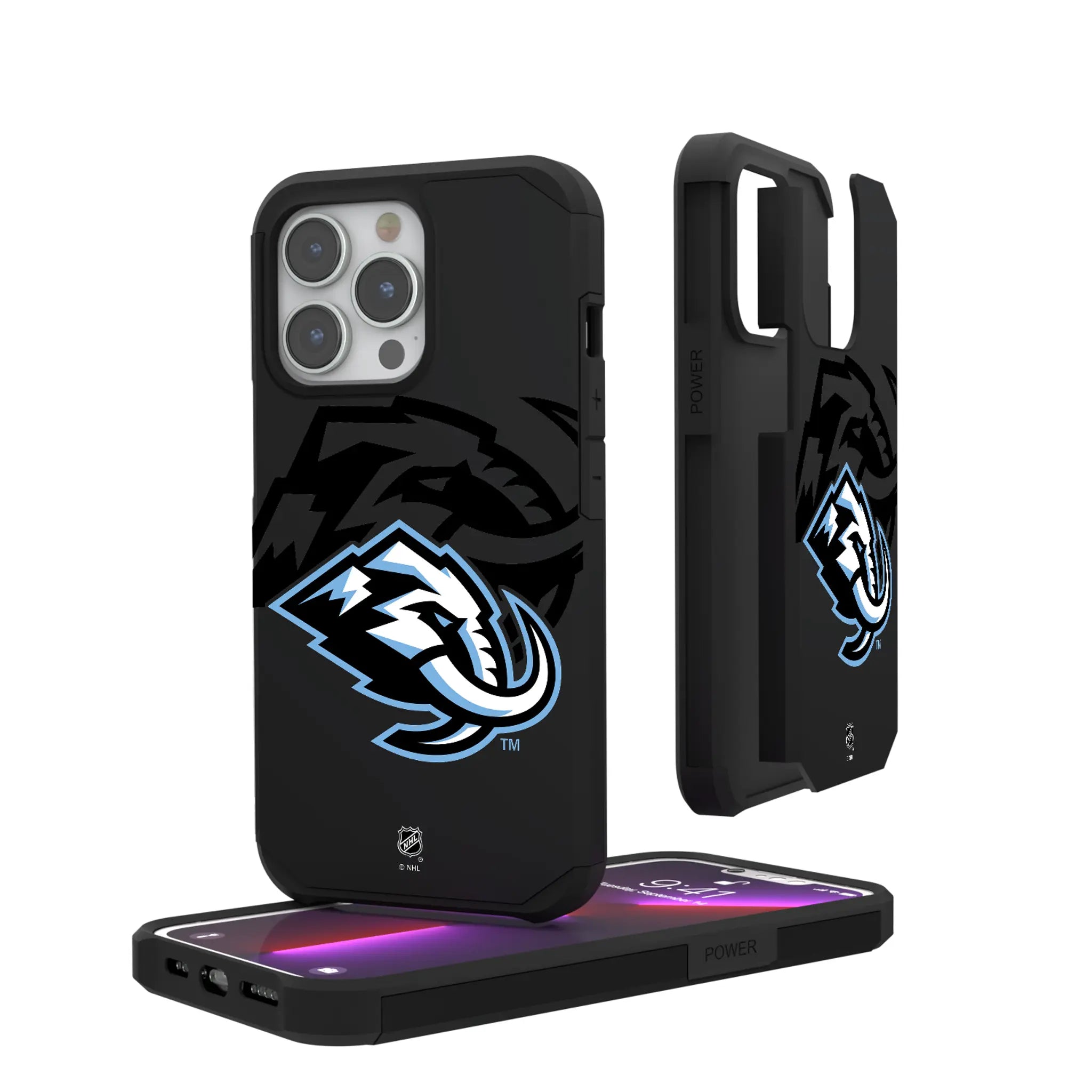 Utah Mammoth Monocolor Tilt Rugged Phone Case for Apple iPhone