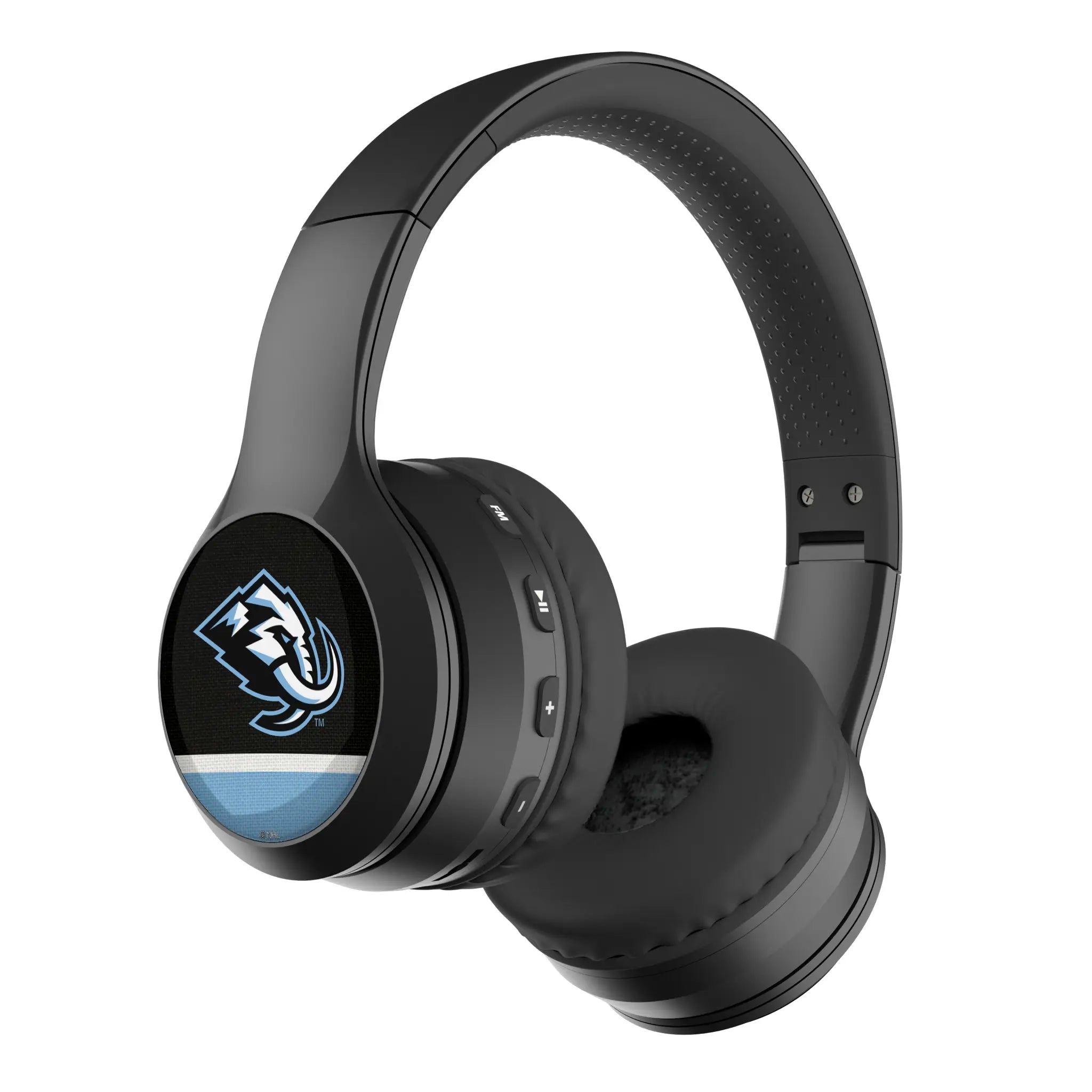 Utah Mammoth Stripe Wireless Over-Ear BT Headphones With Case