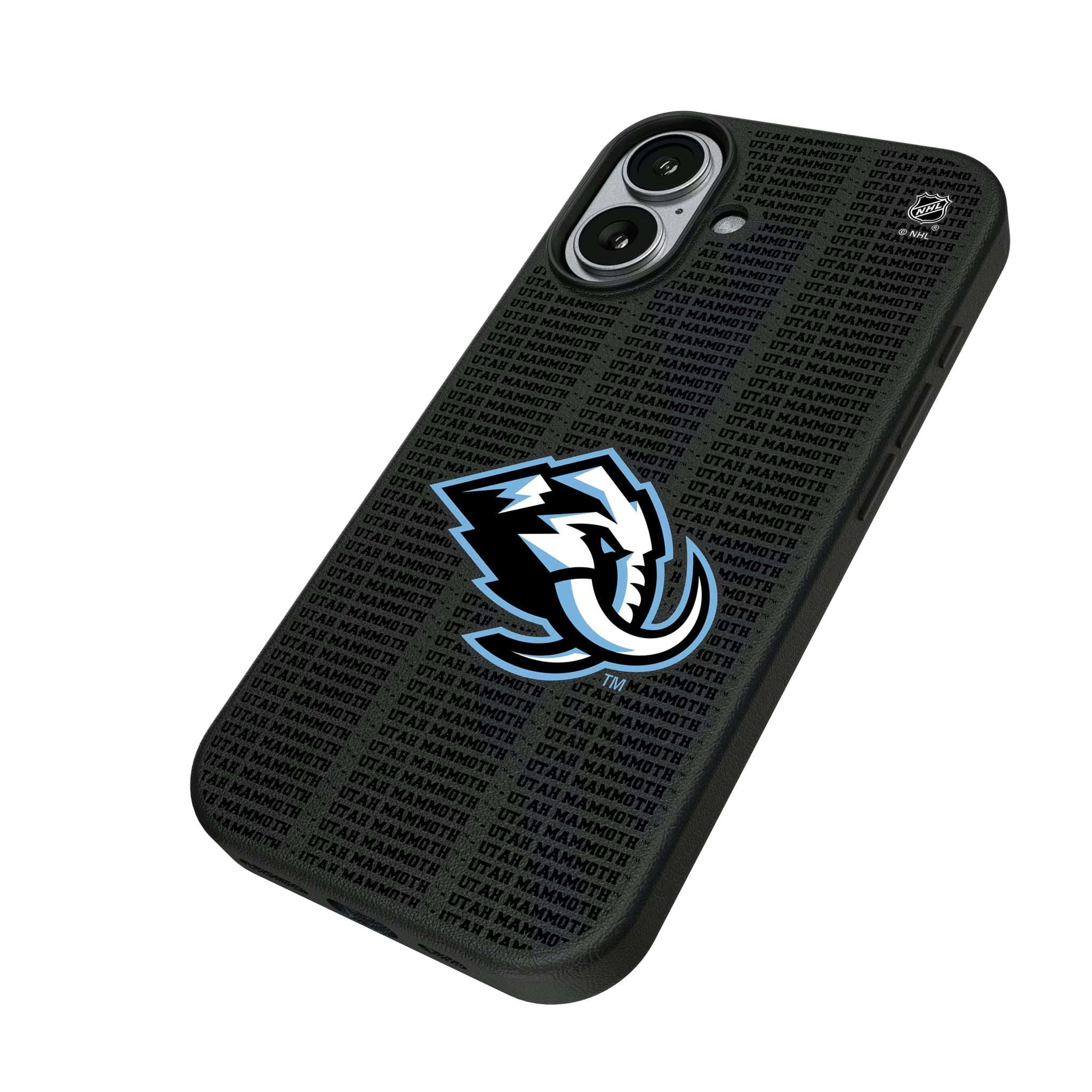 Utah Mammoth Text Backdrop MagSafe Compatible Phone Case for Apple iPhone 17 Series - Sports Gifts, Sports Memorabilia, Sports Collectibles, Fan Shop