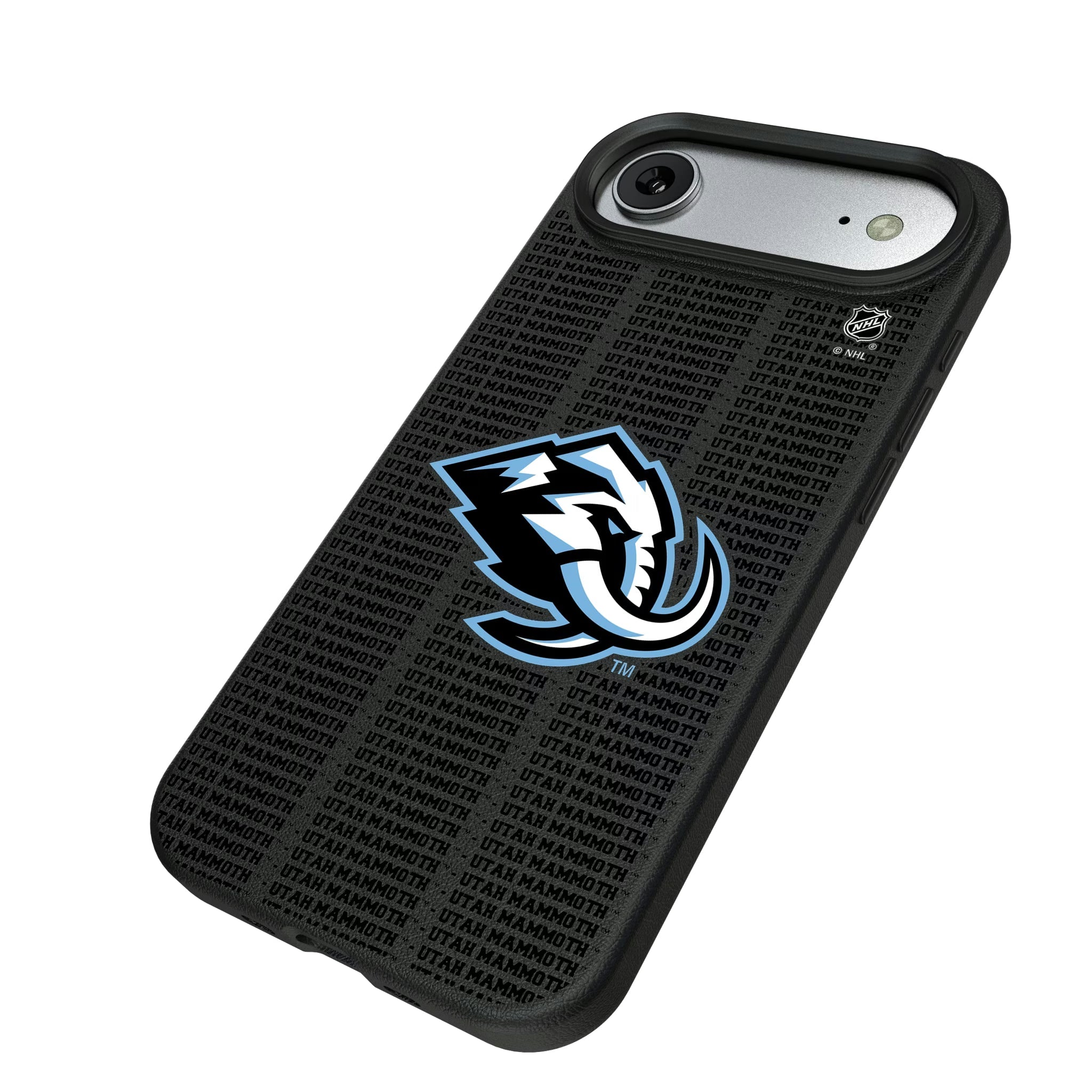 Utah Mammoth Text Backdrop MagSafe Compatible Phone Case for Apple iPhone 17 Series - Sports Gifts, Sports Memorabilia, Sports Collectibles, Fan Shop