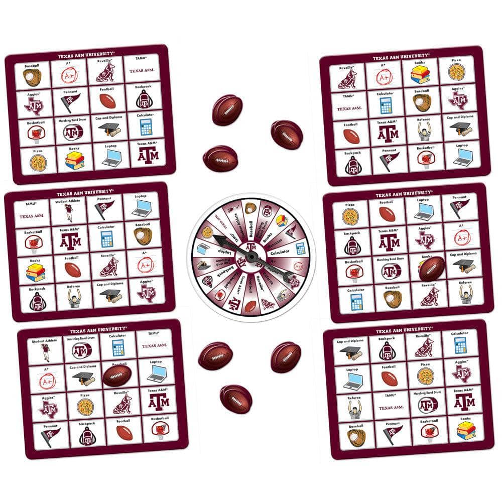 Texas A&M Aggies NCAA Bingo Game