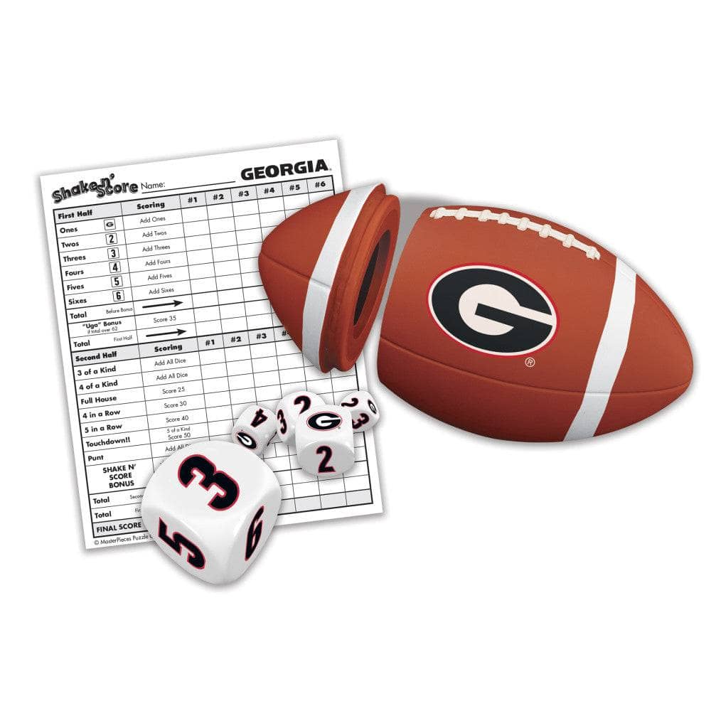 Georgia Bulldogs Shake n' Score Game - Sports Gifts, Sports Memorabilia, Sports Collectibles, Fan Shop