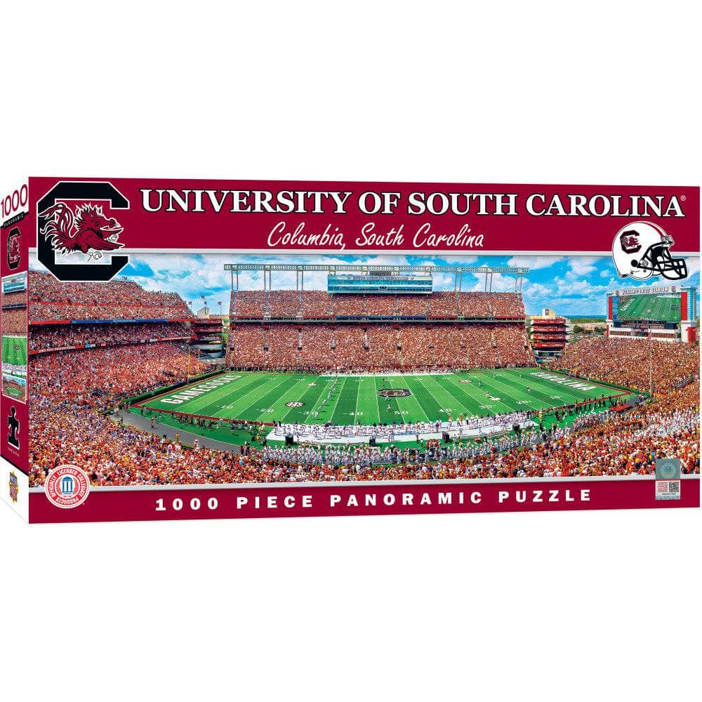 South Carolina Gamecocks 1000 Piece Panoramic Jigsaw Puzzle - Sports Gifts, Sports Memorabilia, Sports Collectibles, Fan Shop