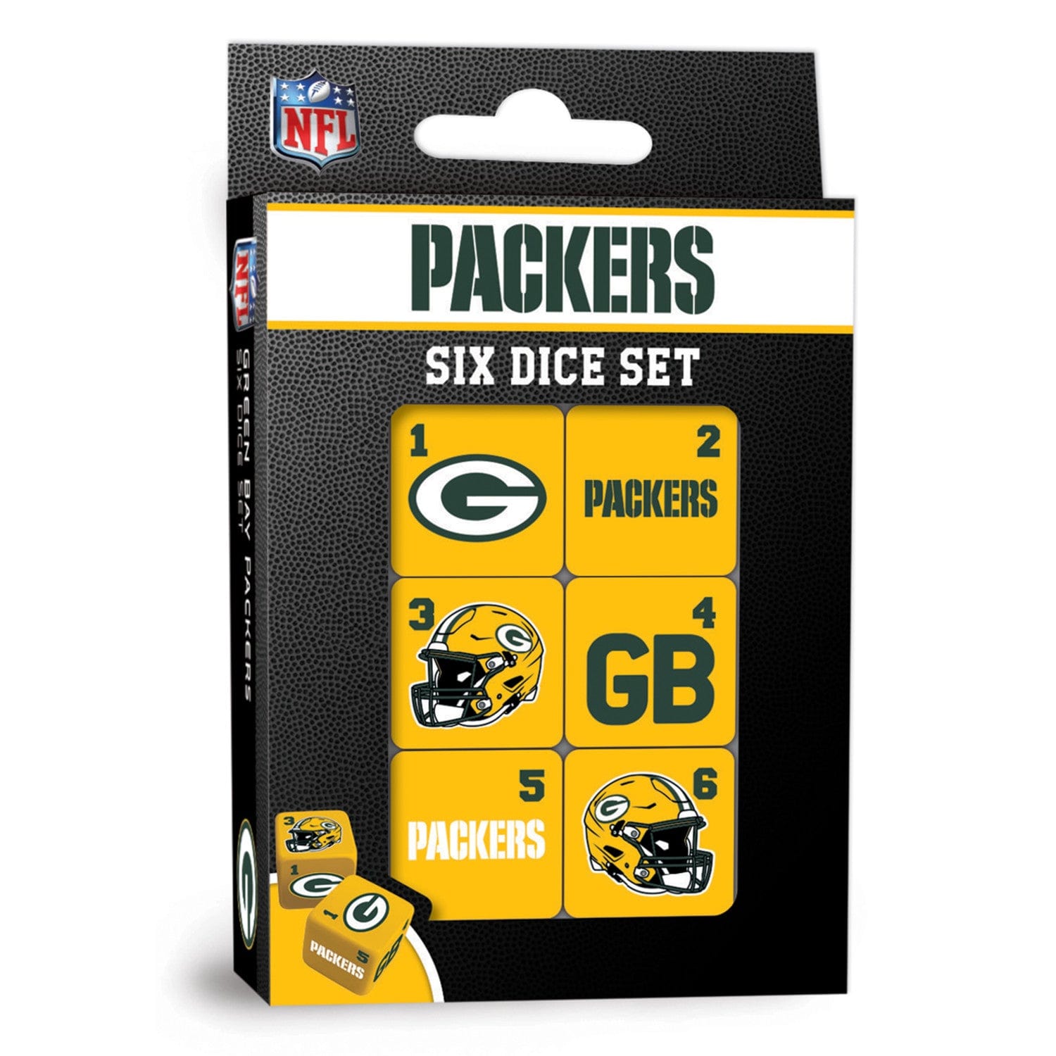 Green Bay Packers 19mm Dice Set - Sports Gifts, Sports Memorabilia, Sports Collectibles, Fan Shop