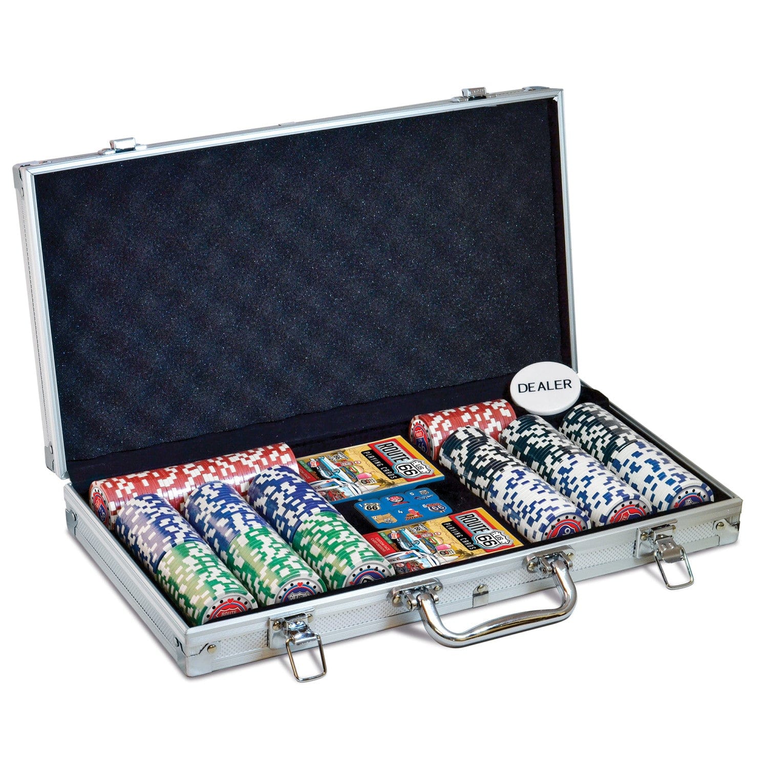 Route 66 300 Piece Poker Set - Ultimate Gaming Experience - Sports Gifts, Sports Memorabilia, Sports Collectibles, Fan Shop