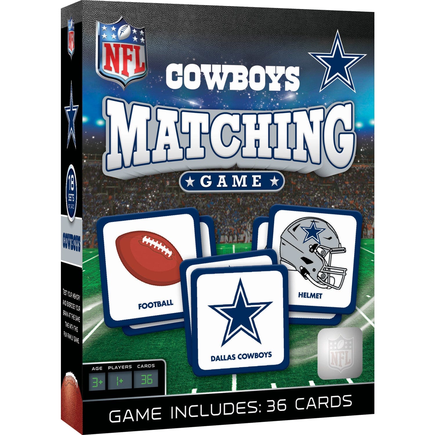 Dallas Cowboys Memory Matching Game