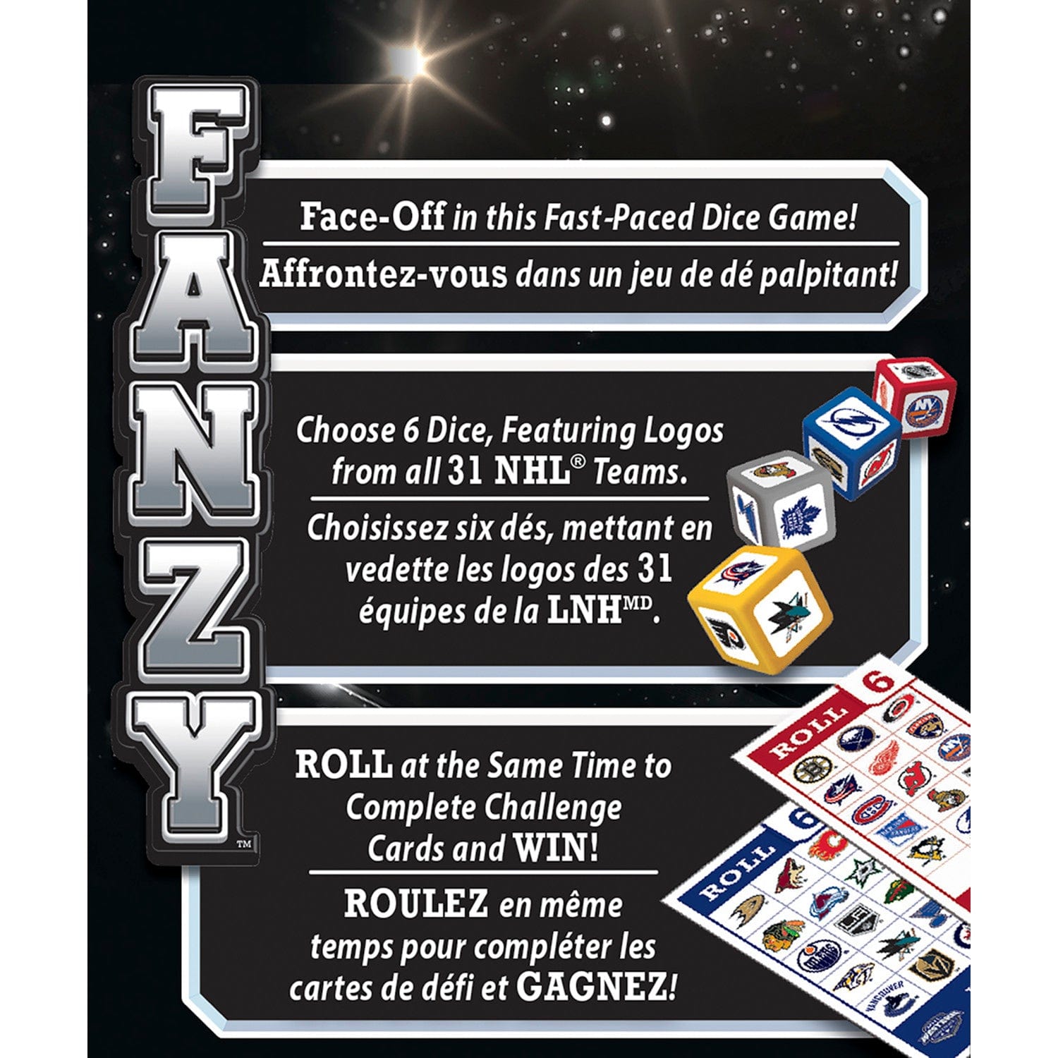 NHL League Fantasy Dice Game - Sports Gifts, Sports Memorabilia, Sports Collectibles, Fan Shop