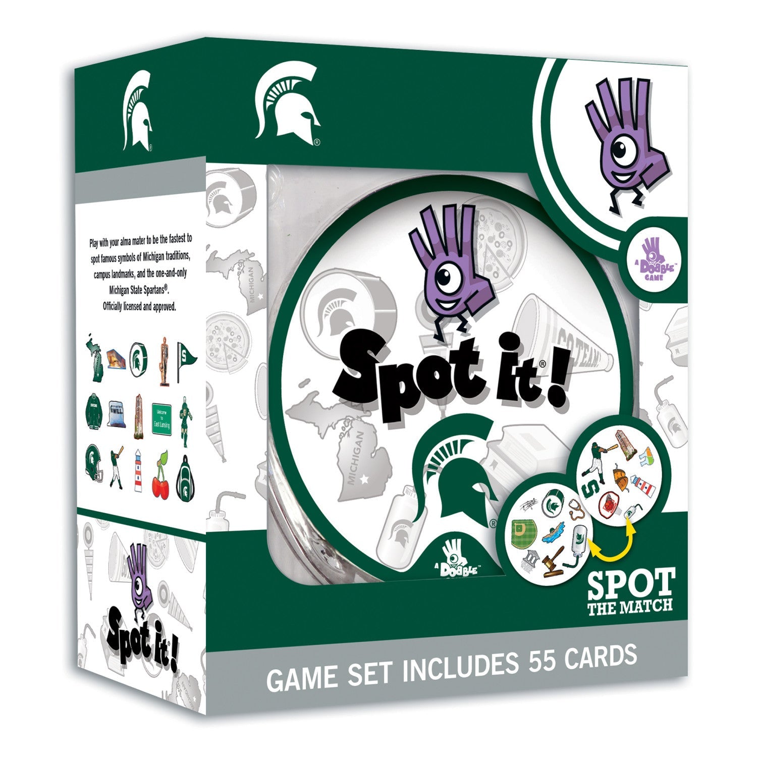 Michigan State Spartans Spot It! Card Game - 757 Sports Collectibles