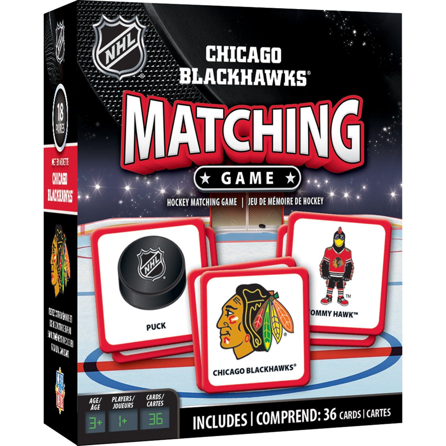 Chicago Blackhawks Memory Matching Game - Sports Gifts, Sports Memorabilia, Sports Collectibles, Fan Shop