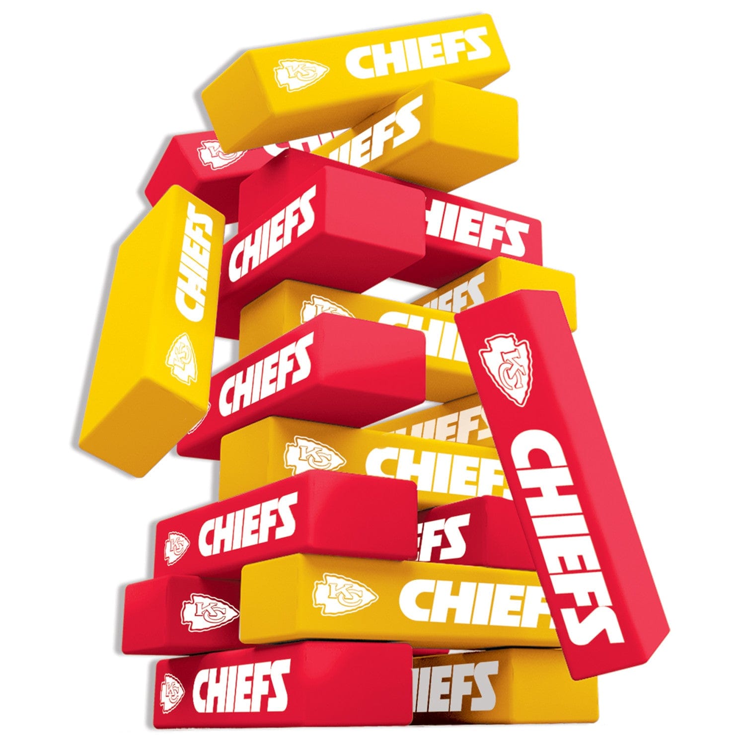 Kansas City Chiefs Tumble Tower Game - Sports Gifts, Sports Memorabilia, Sports Collectibles, Fan Shop