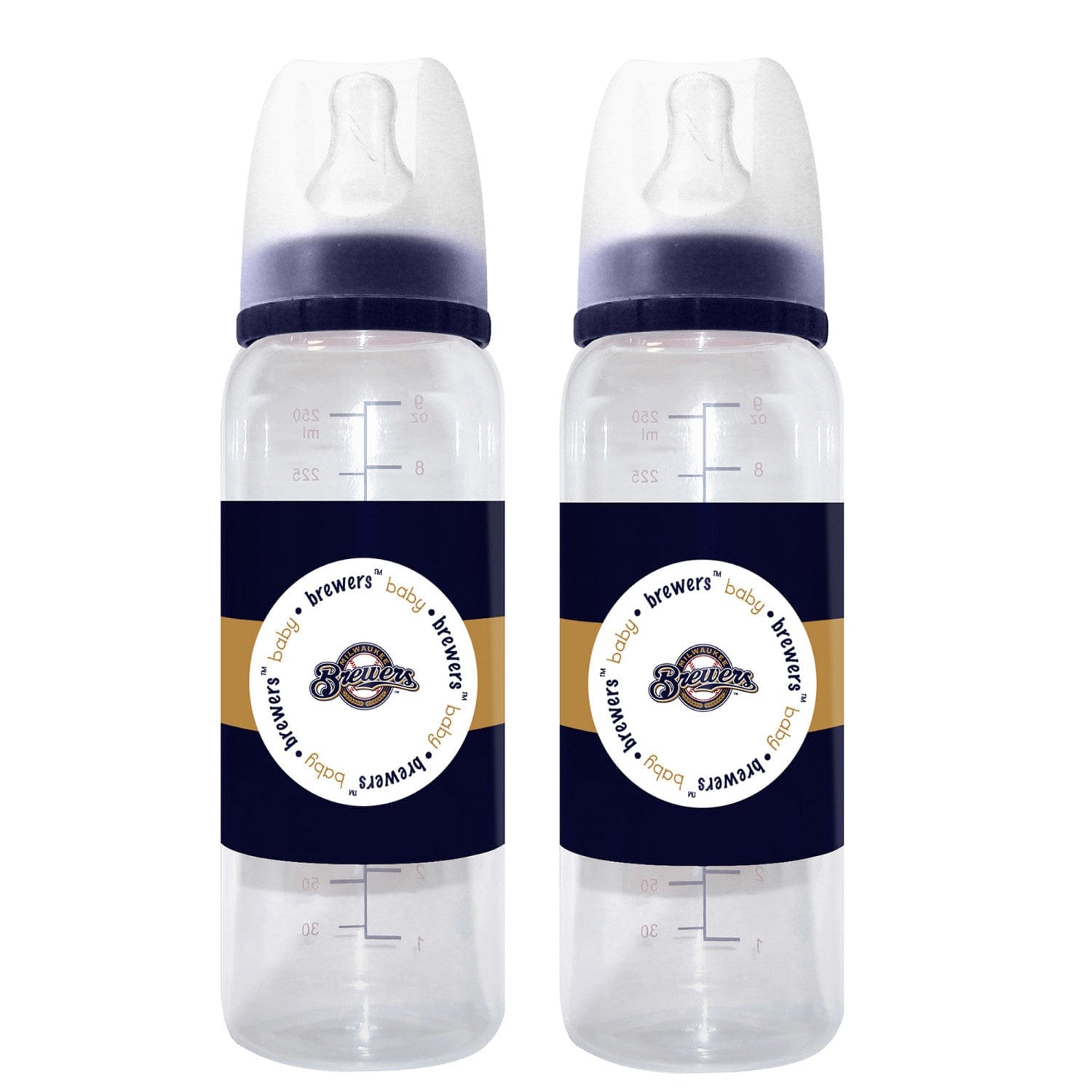 Milwaukee Brewers 9oz Baby Bottles - 2-Pack - Sports Gifts, Sports Memorabilia, Sports Collectibles, Fan Shop
