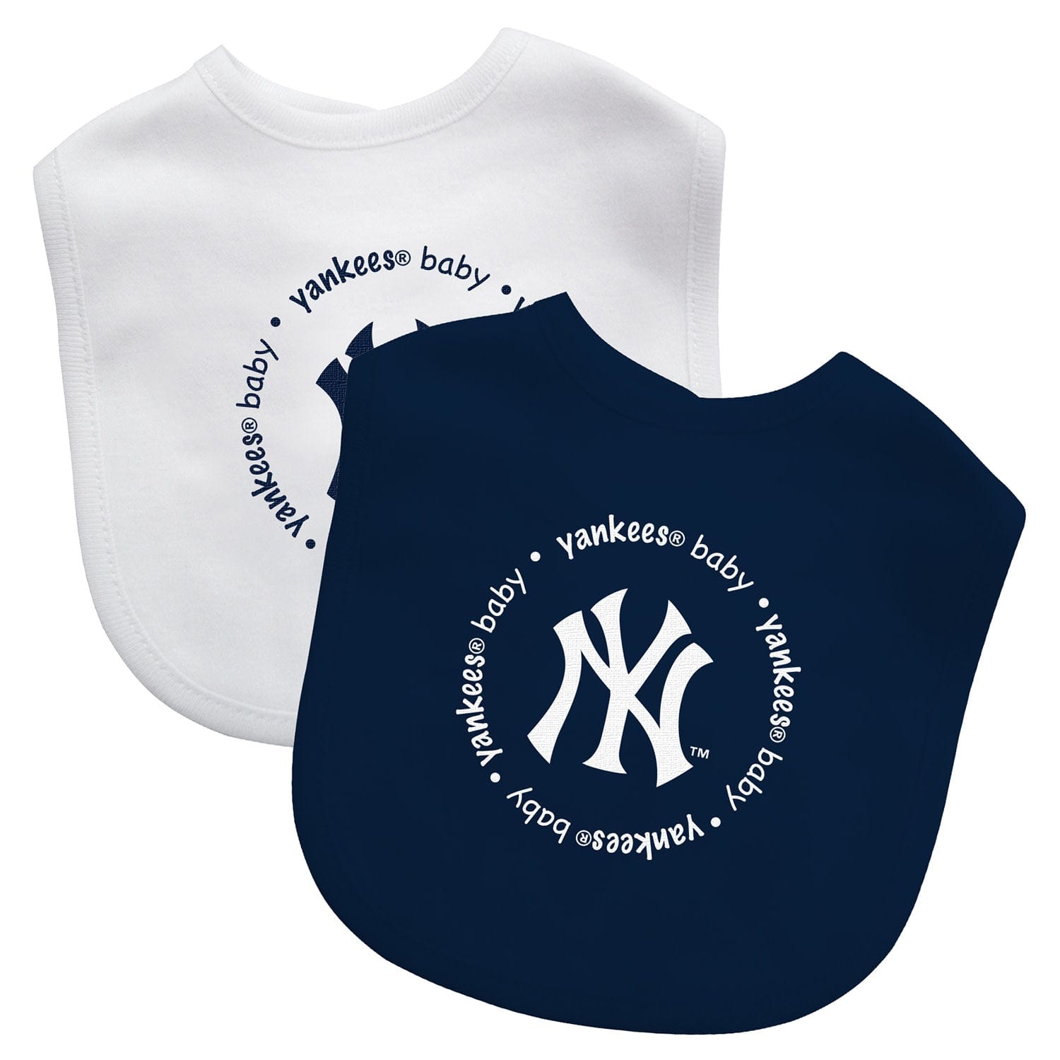 New York Yankees Baby Bibs 2-Pack - Perfect for Little Fans - Sports Gifts, Sports Memorabilia, Sports Collectibles, Fan Shop