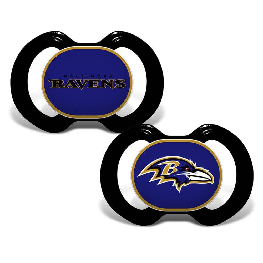 Baltimore Ravens Pacifier 2-Pack for Little Fans