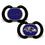Baltimore Ravens Pacifier 2-Pack for Little Fans