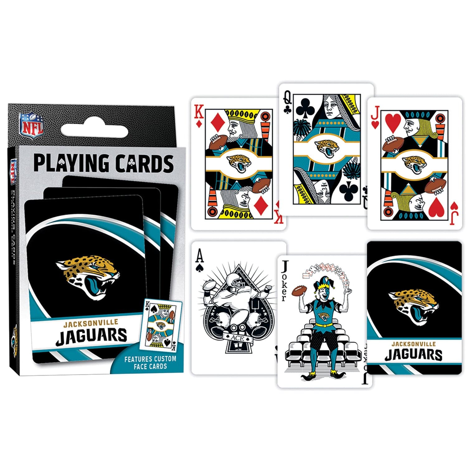 Jacksonville Jaguars 54-Card Deck Playing Cards