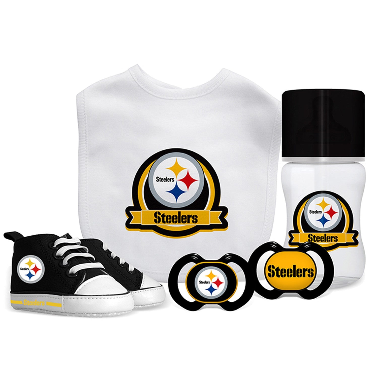 Pittsburgh Steelers - 5-Piece Baby Gift Set - 757 Sports Collectibles