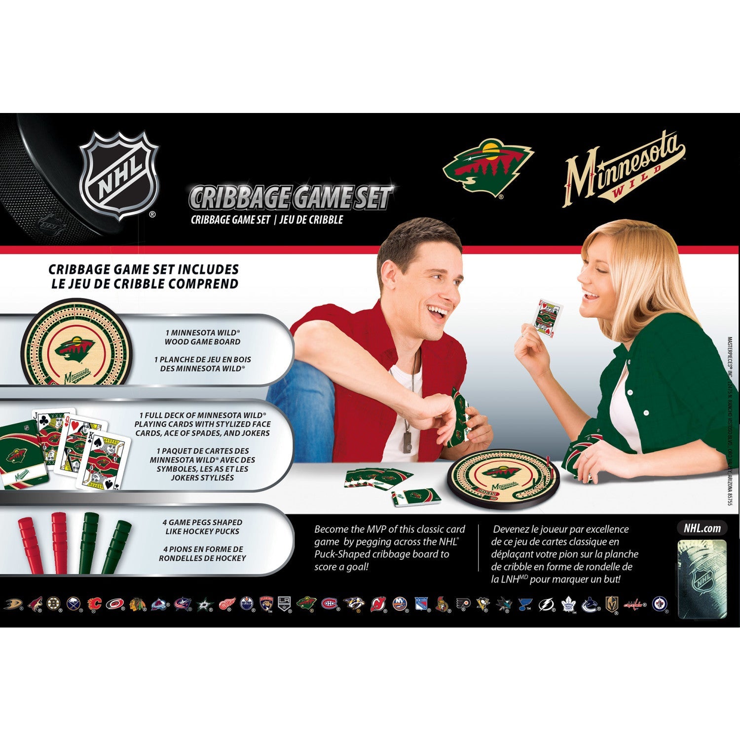 Minnesota Wild Cribbage - 757 Sports Collectibles