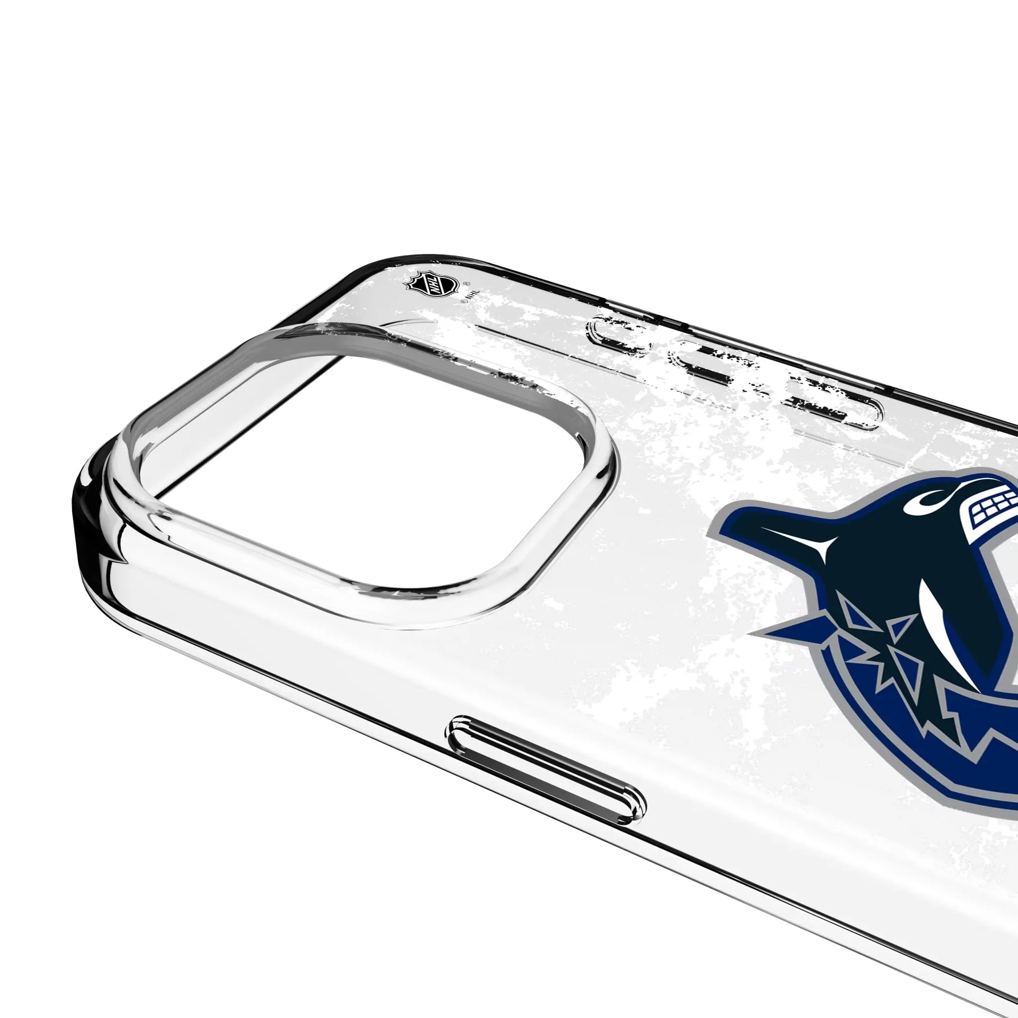 Vancouver Canucks Ice Stripe Clear Phone Case for Apple iPhone