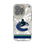 Vancouver Canucks Ice Stripe Clear Phone Case for Apple iPhone