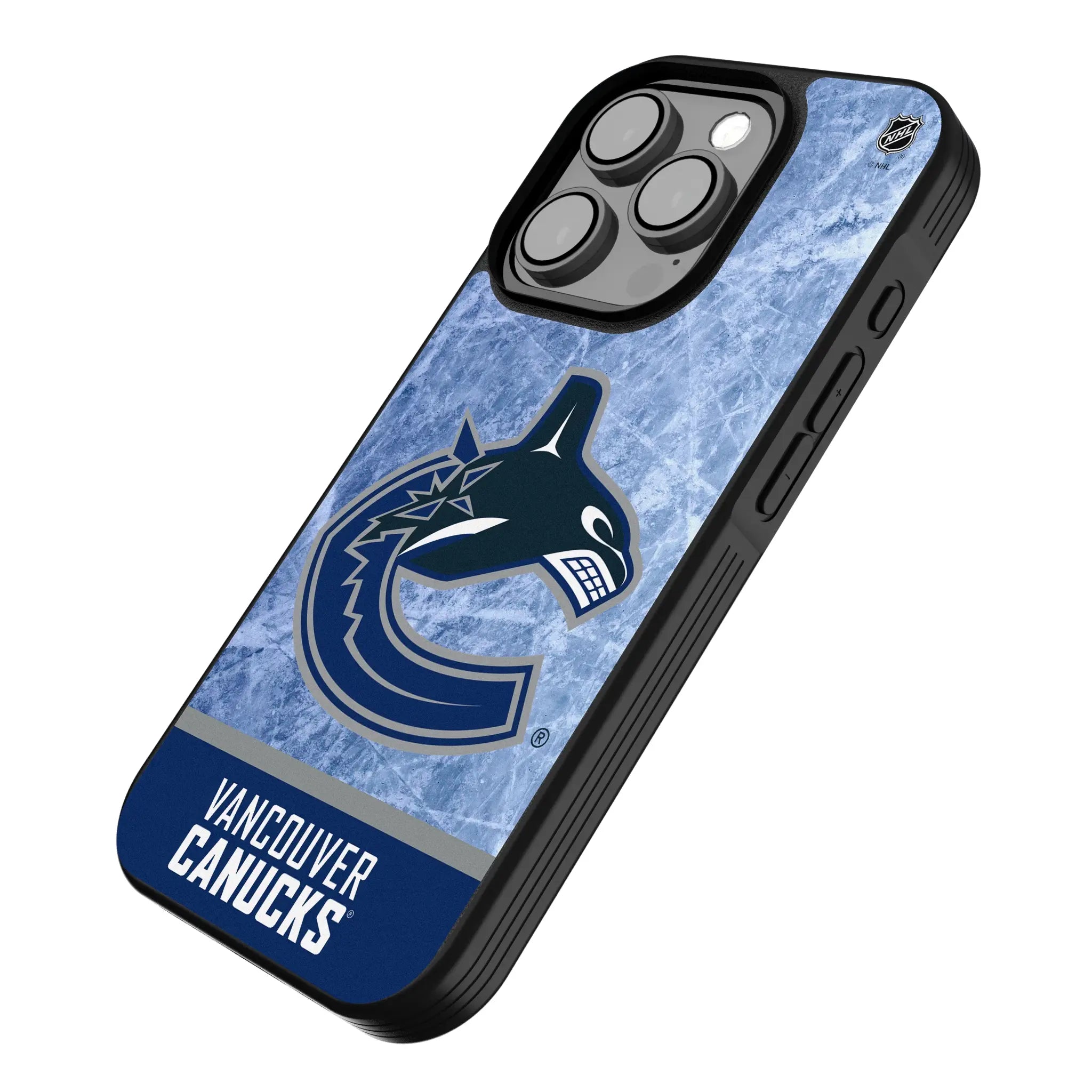 Vancouver Canucks Ice Wordmark Bump Phone Case