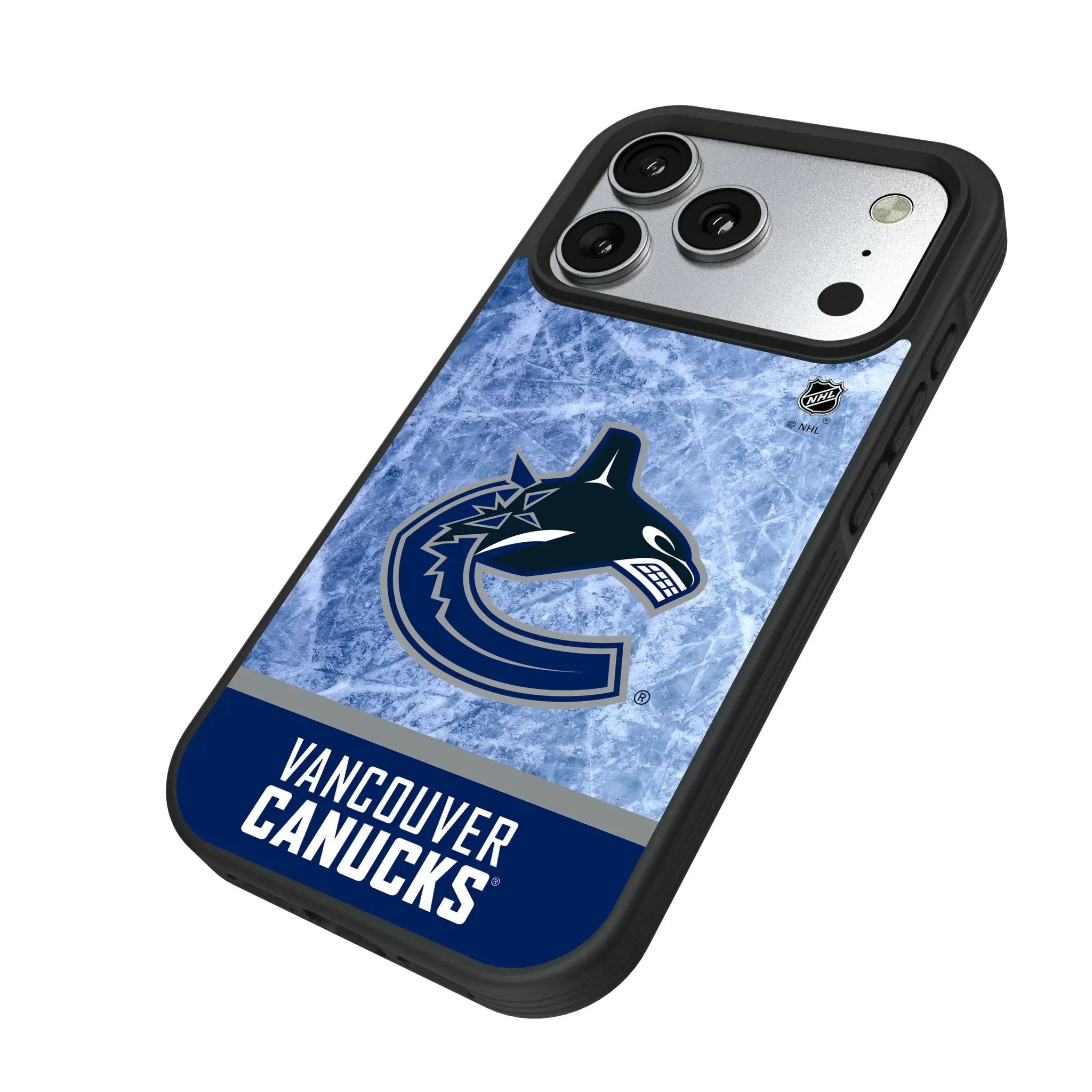 Vancouver Canucks Ice Wordmark Bump Phone Case