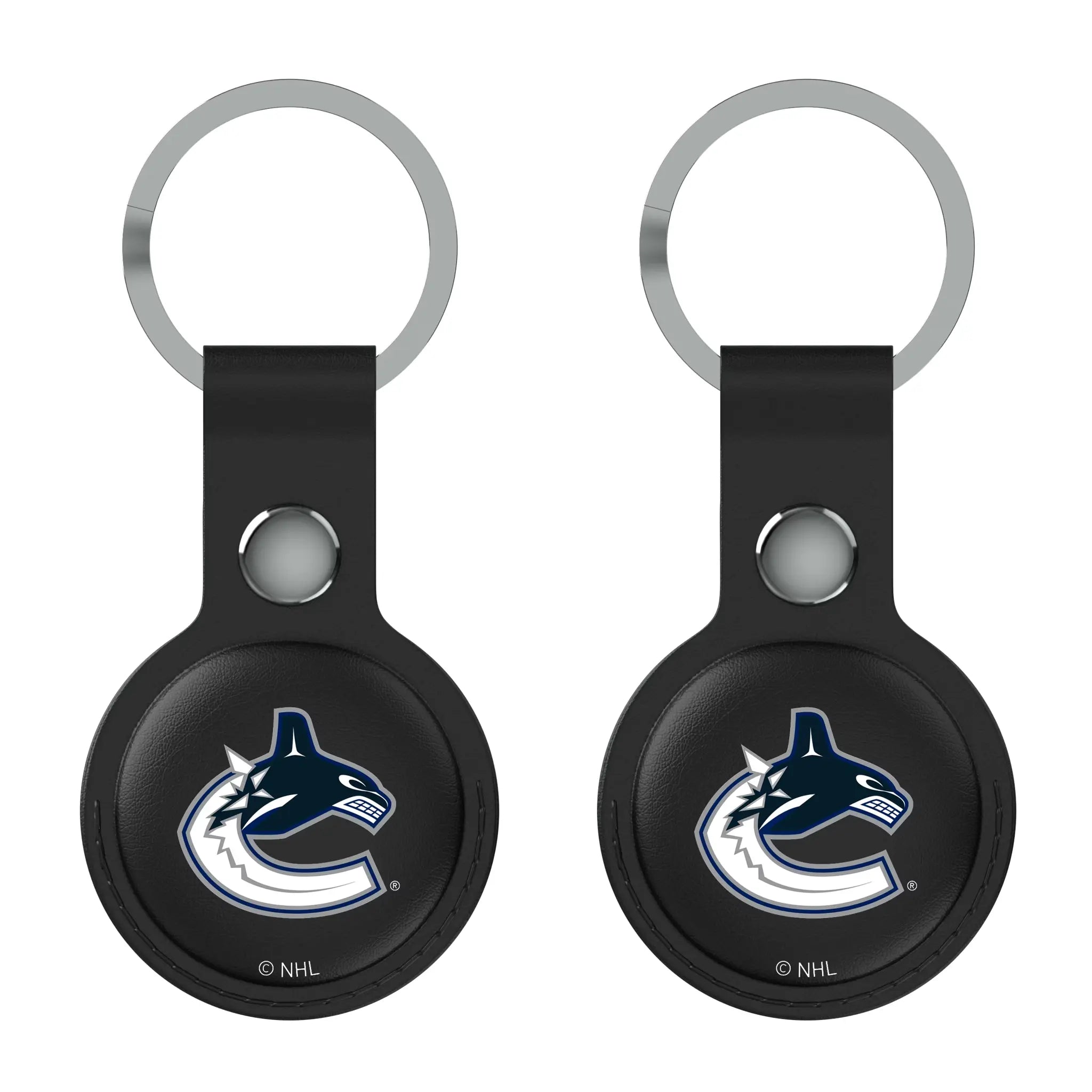 Vancouver Canucks Insignia Black Airtag Holder 2-Pack