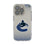 Vancouver Canucks Linen Clear Phone Case for Apple iPhone