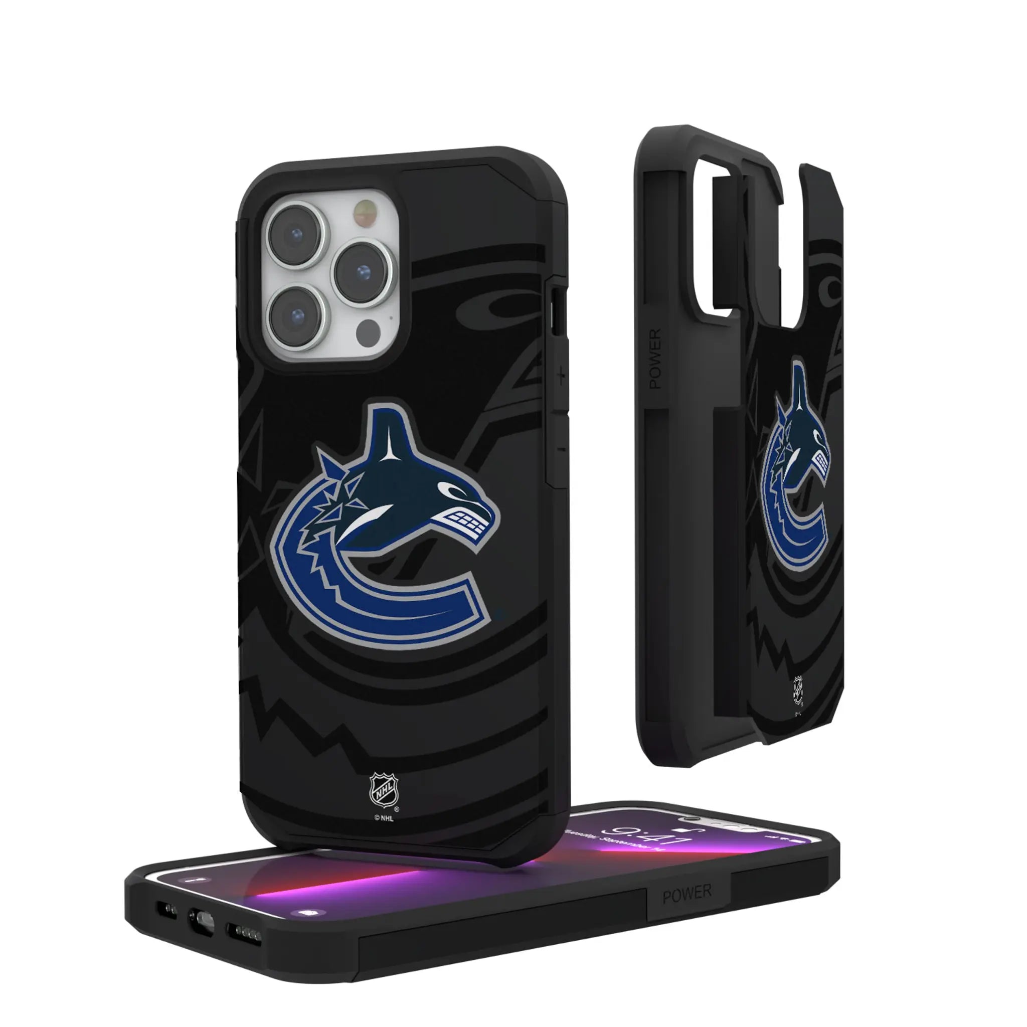 Vancouver Canucks Monocolor Tilt Rugged Phone Case