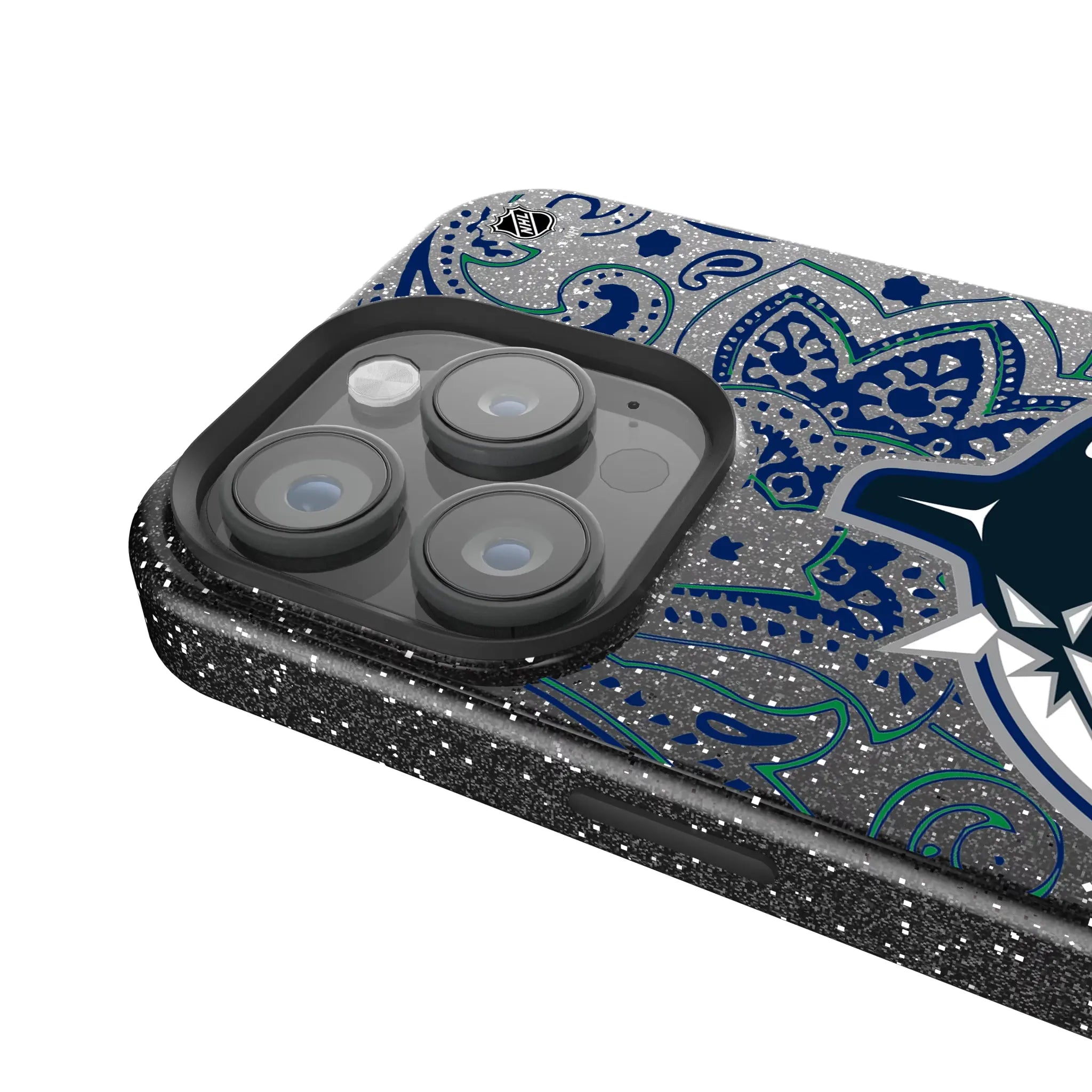 Vancouver Canucks Paisley Bling Phone Case