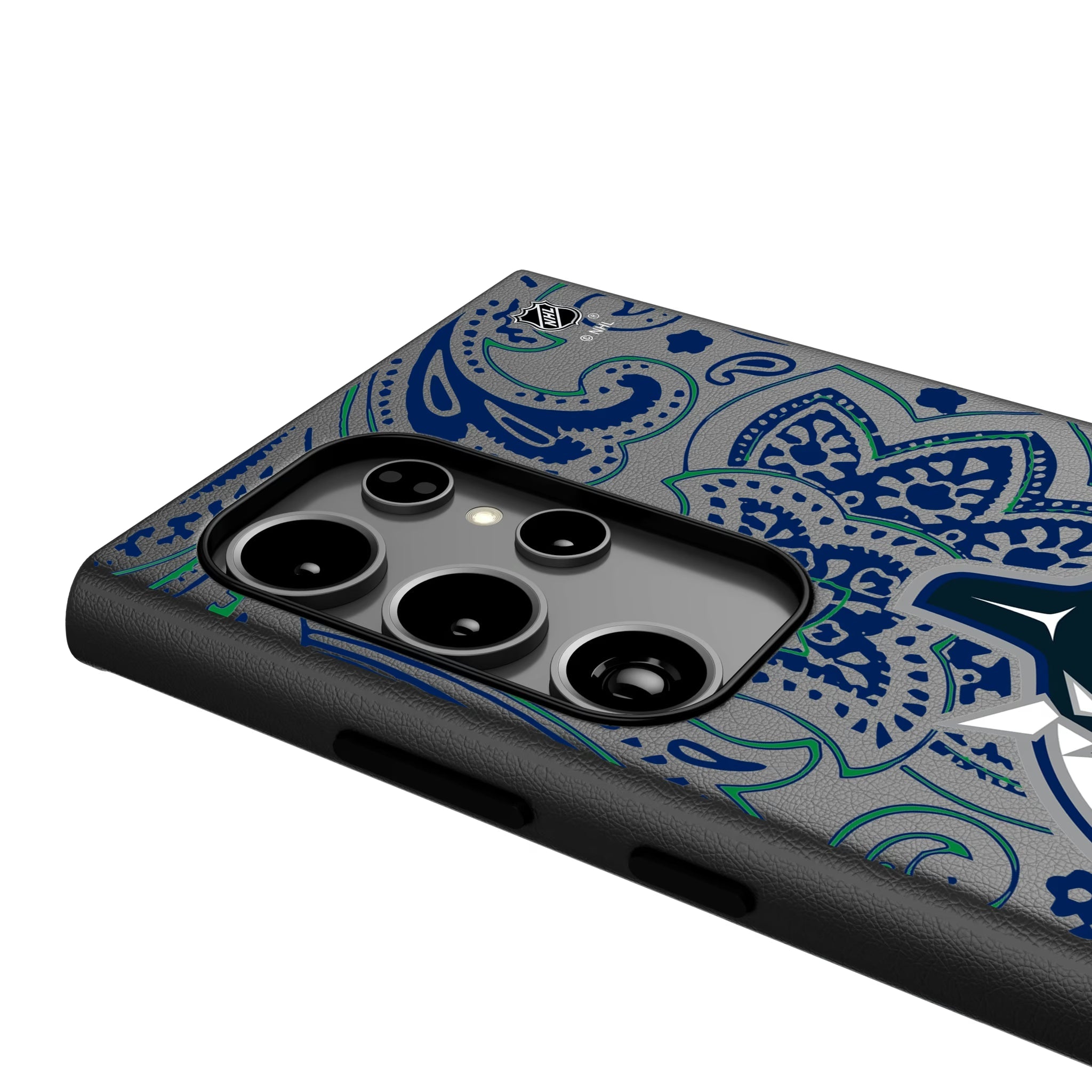 Vancouver Canucks Paisley MagSafe Compatible Phone Case for Samsung Galaxy