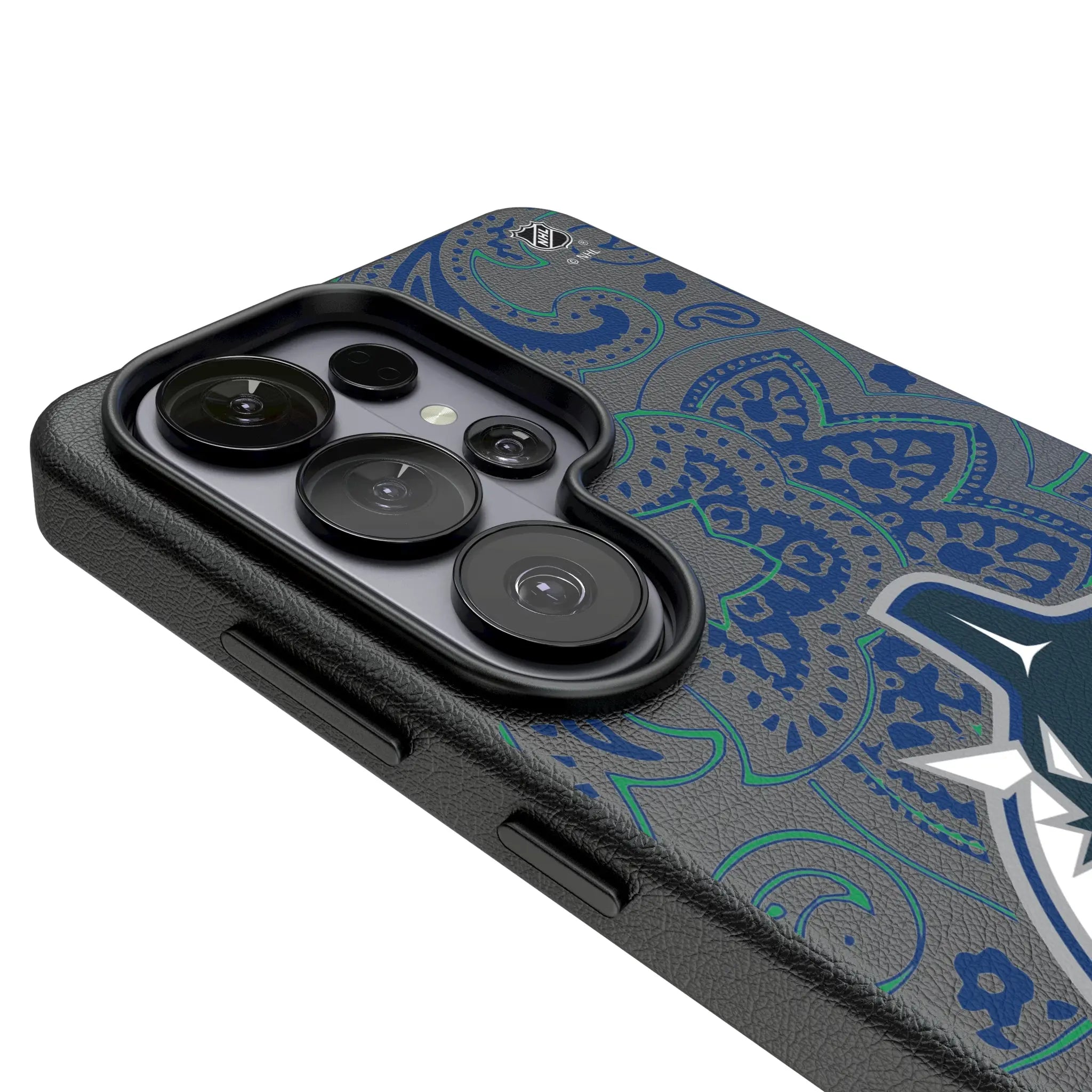 Vancouver Canucks Paisley MagSafe Compatible Phone Case for Samsung Galaxy