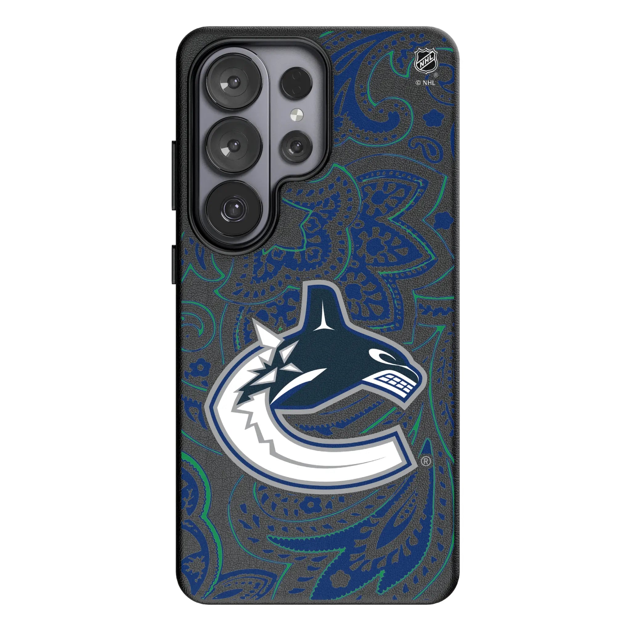 Vancouver Canucks Paisley MagSafe Compatible Phone Case for Samsung Galaxy