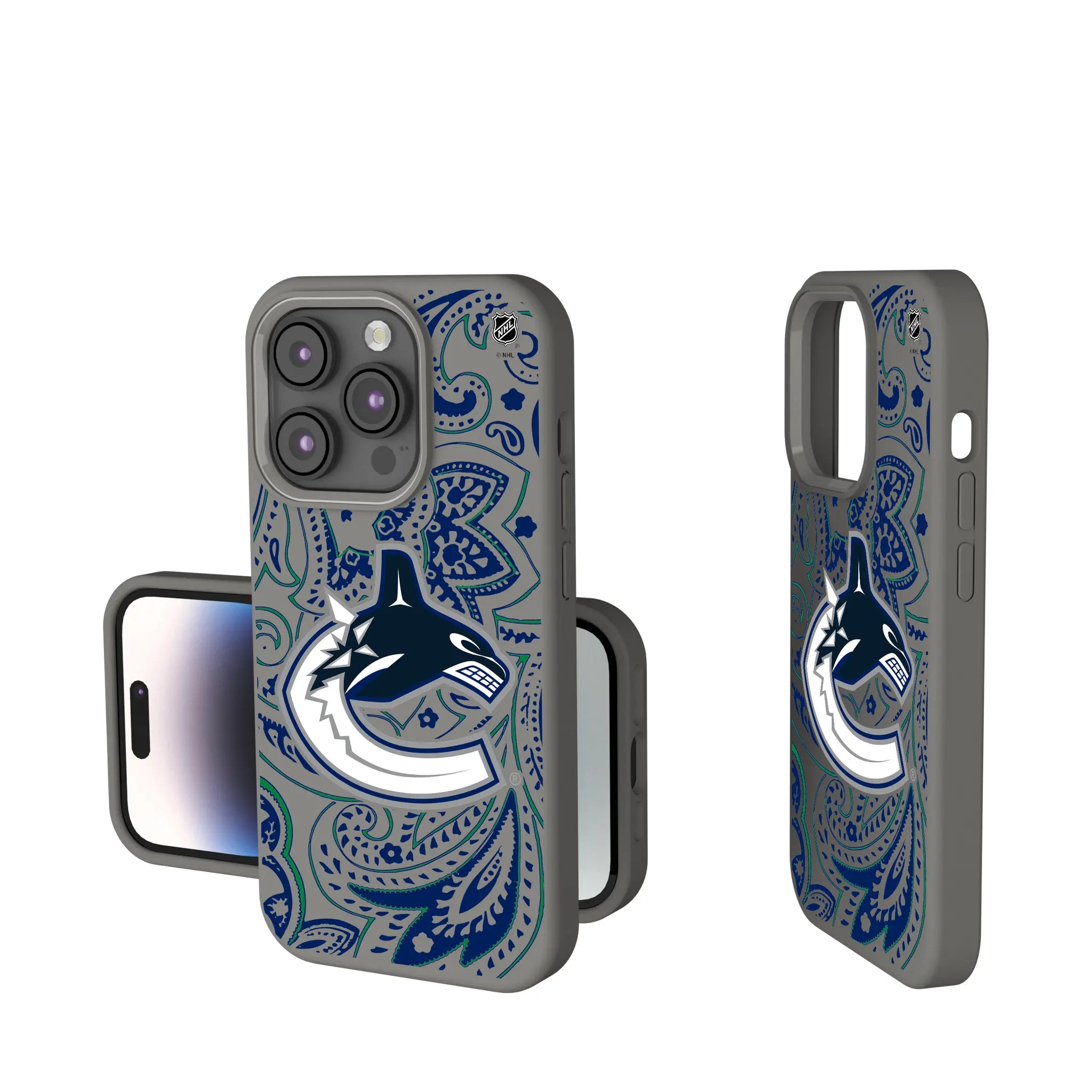 Vancouver Canucks Paisley Soft Touch Phone Case